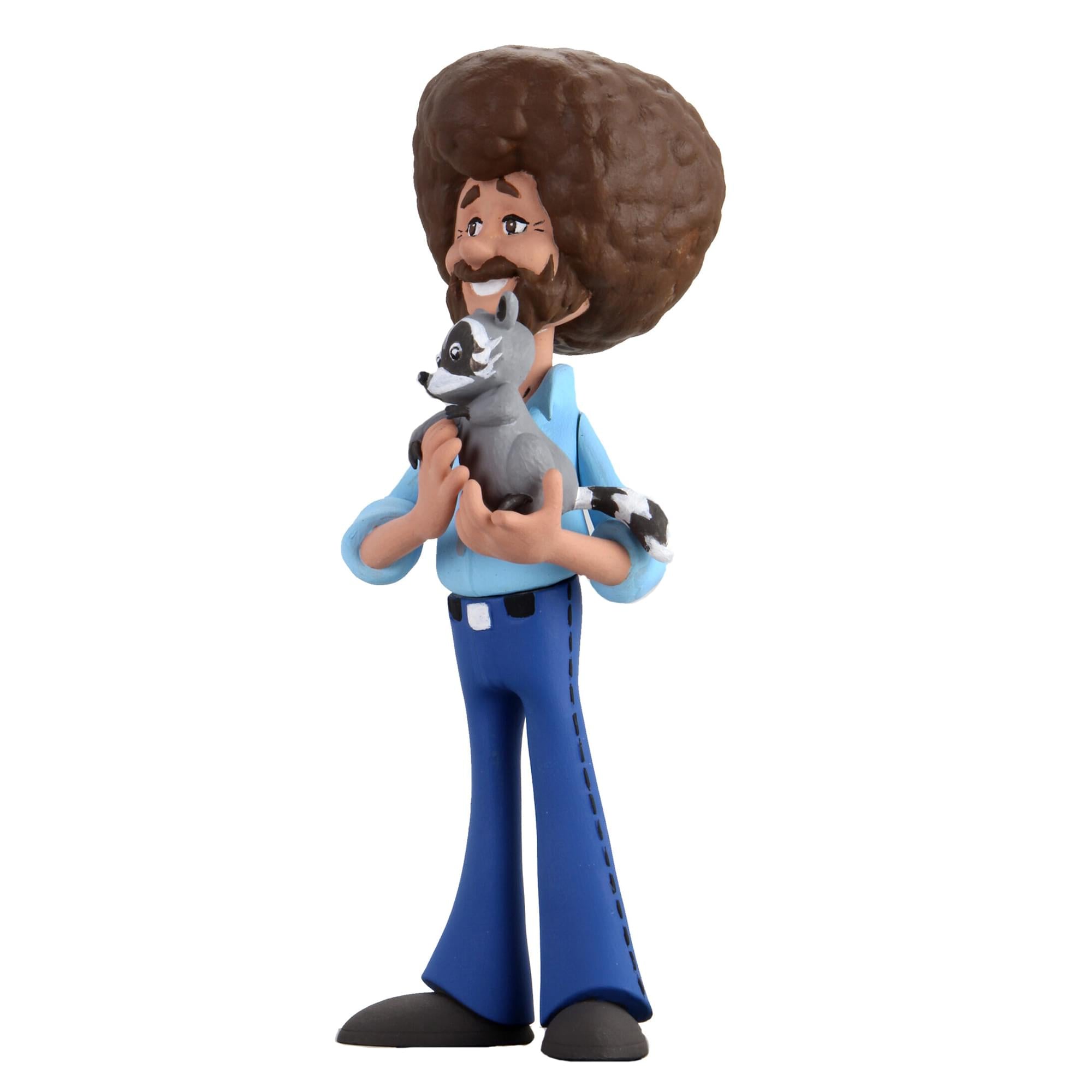 Bob Ross Toony Classics 6 Inch Figure | Bob Ross and Raccoon