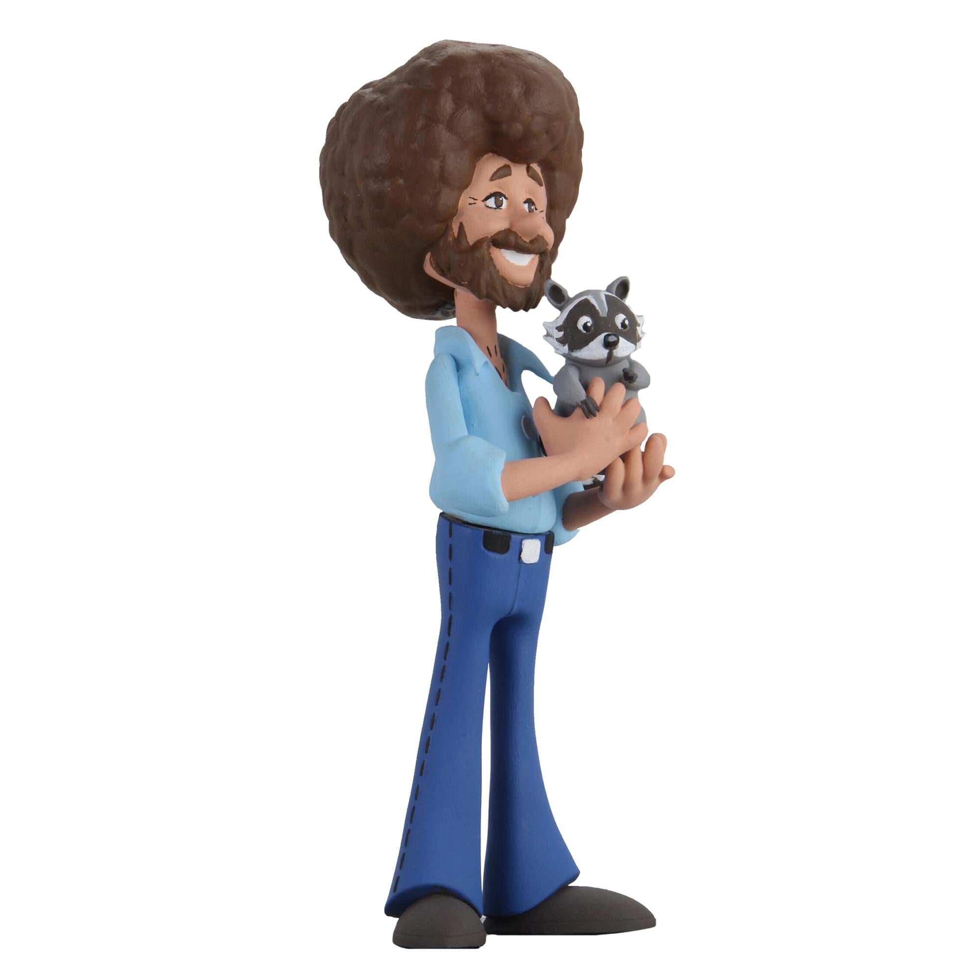 Bob Ross Toony Classics 6 Inch Figure | Bob Ross and Raccoon