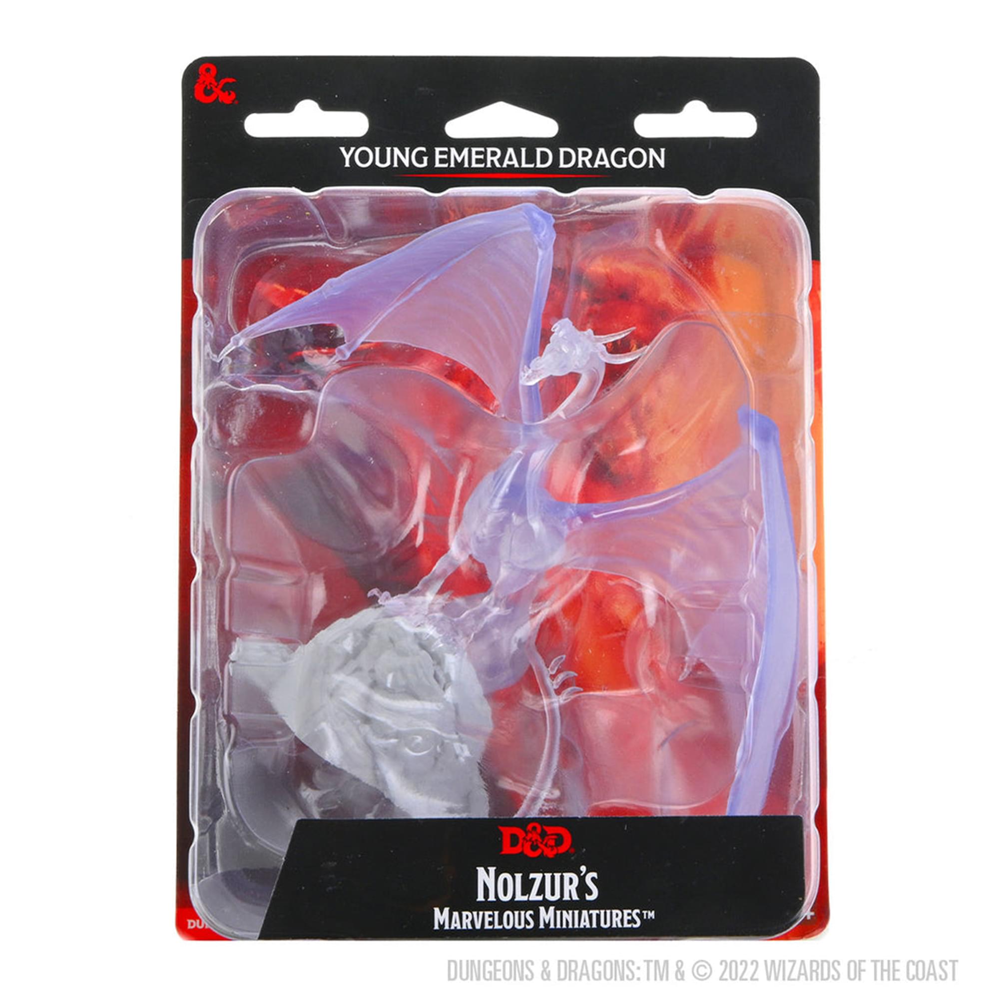 D&D Nolzurs Marvelous Unpainted Miniatures | Young Emerald Dragon