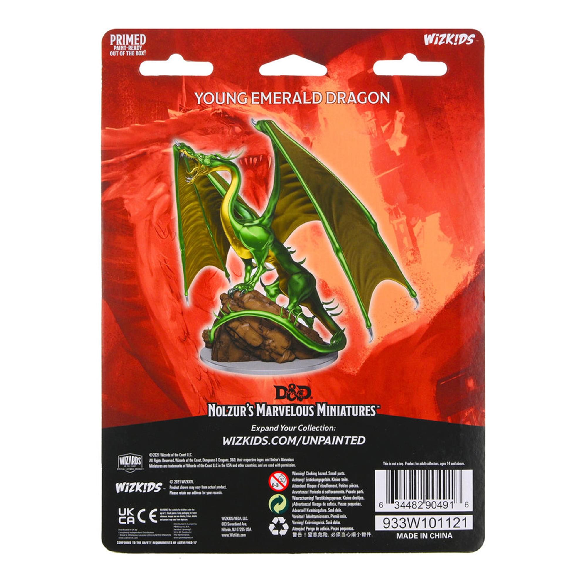 D&D Nolzurs Marvelous Unpainted Miniatures | Young Emerald Dragon