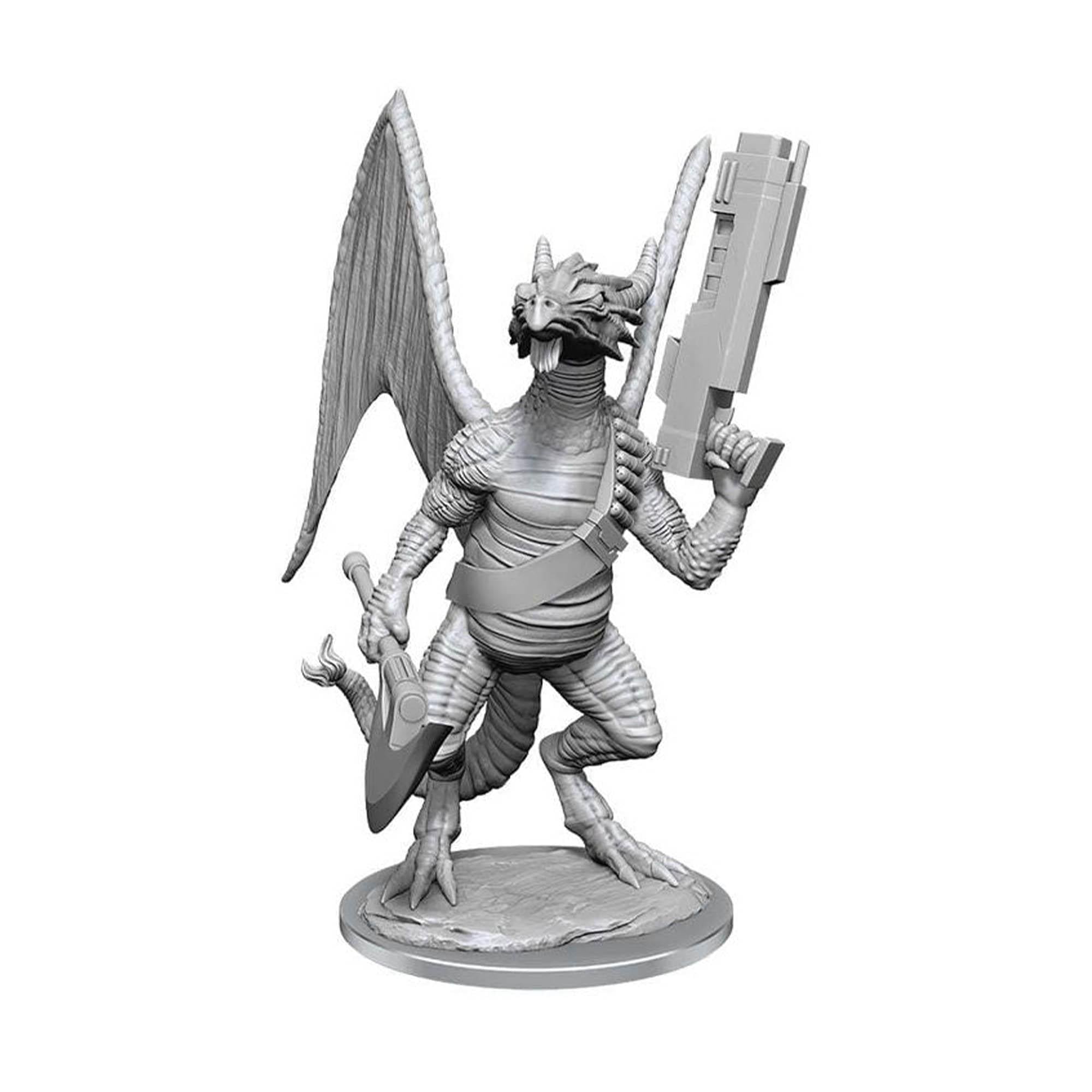 Starfinder Deep Cuts Unpainted Miniatures | Dragonkin