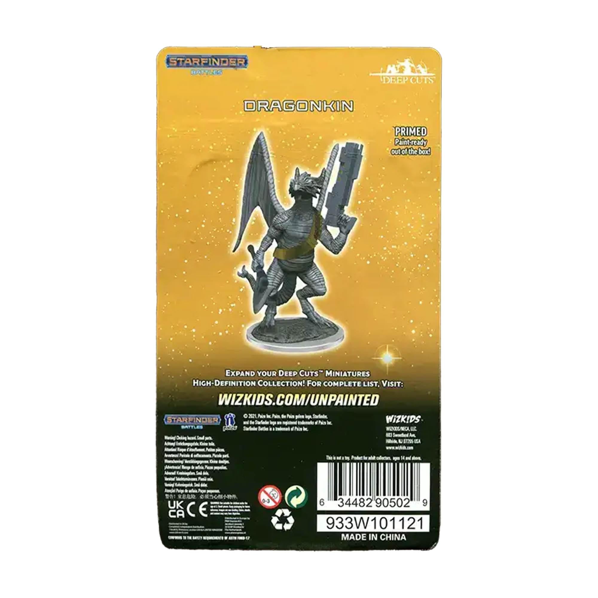 Starfinder Deep Cuts Unpainted Miniatures | Dragonkin