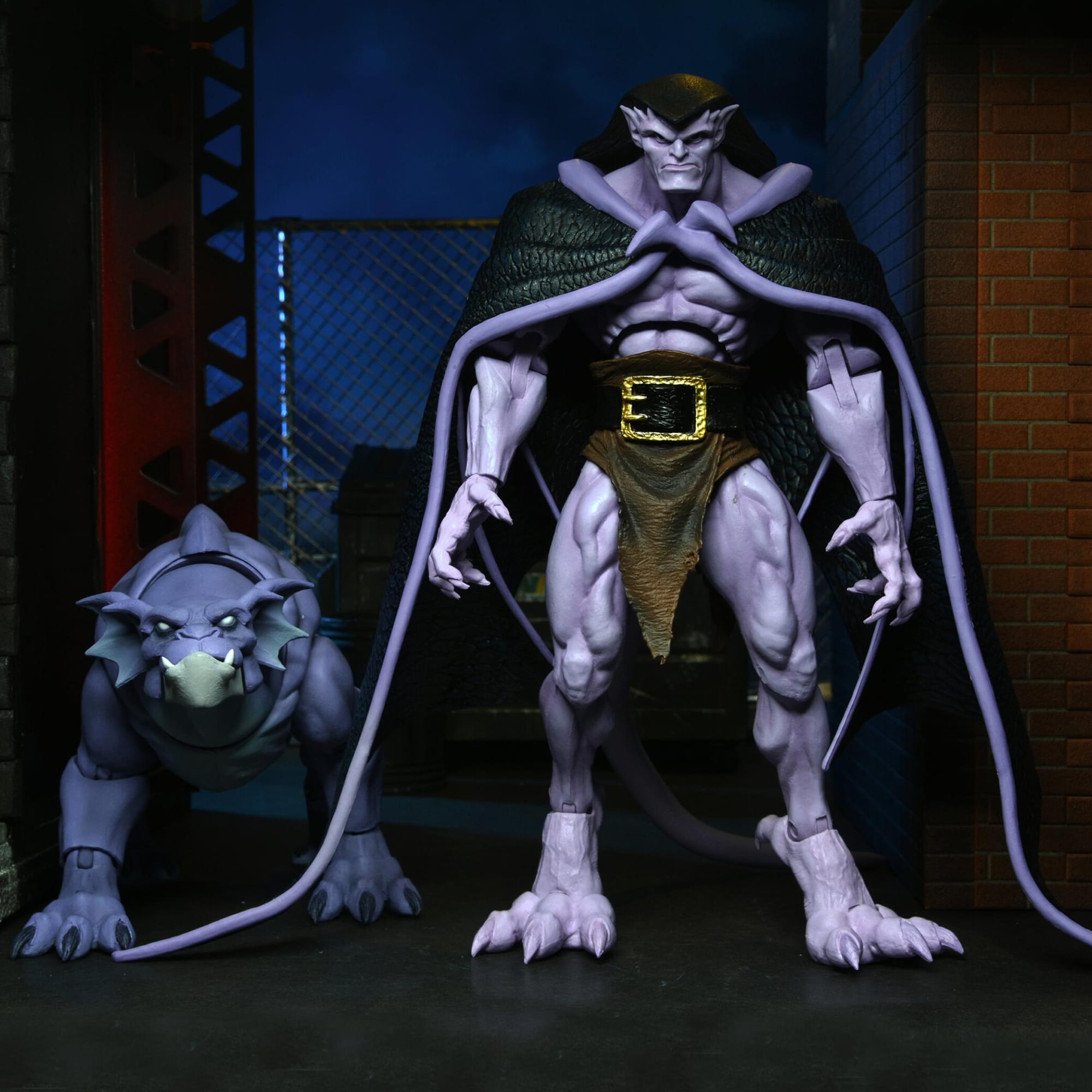 Gargoyles 7 Inch Scale Action Figure | Bronx with Goliath Accessory