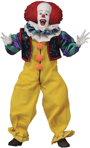 IT 8 Inch Clothed Action Figure | Pennywise (1990)