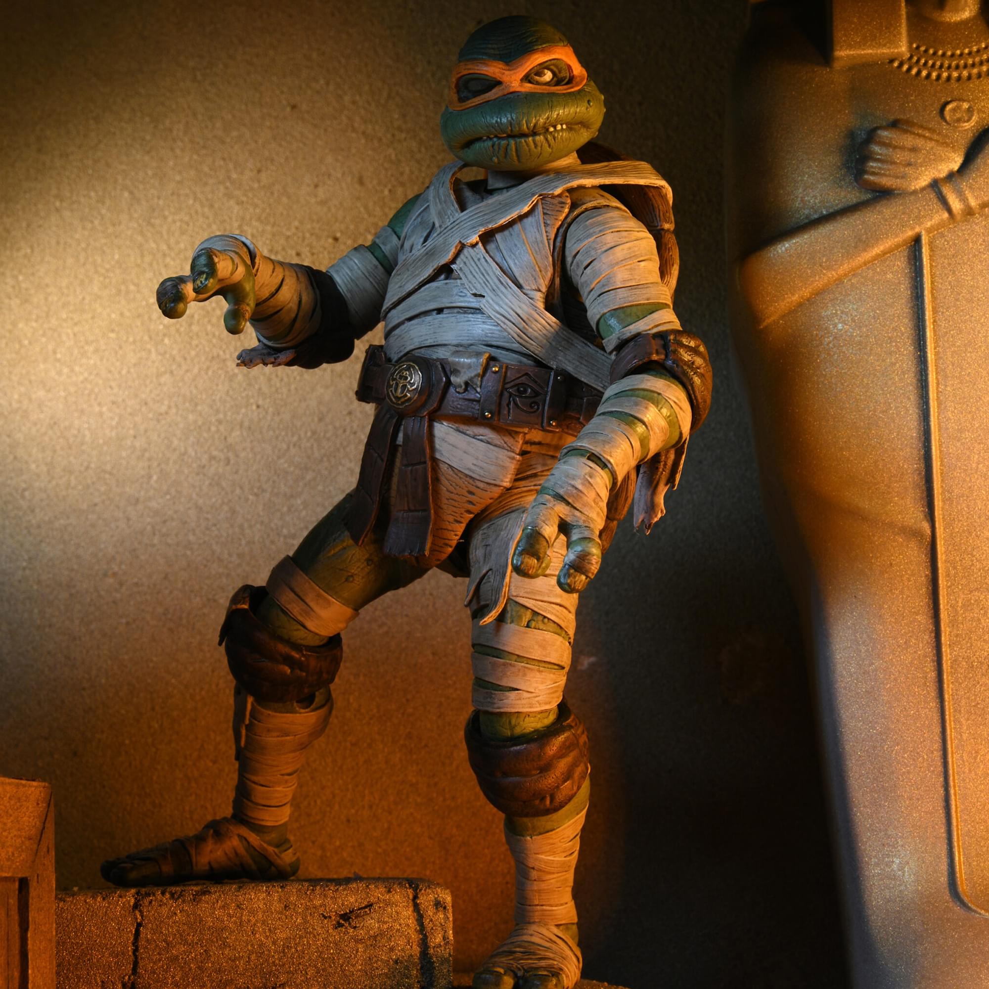 Universal Monsters x TMNT Michelangelo as The Mummy 7 Inch Scale Action Figure