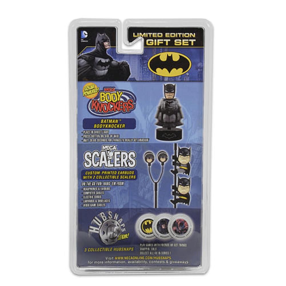 Batman Scalers, Hub Snaps, Body Knocker, Earbuds Gift Set