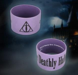 Harry Potter The Deathly Hallows Thick Silicone Bracelet