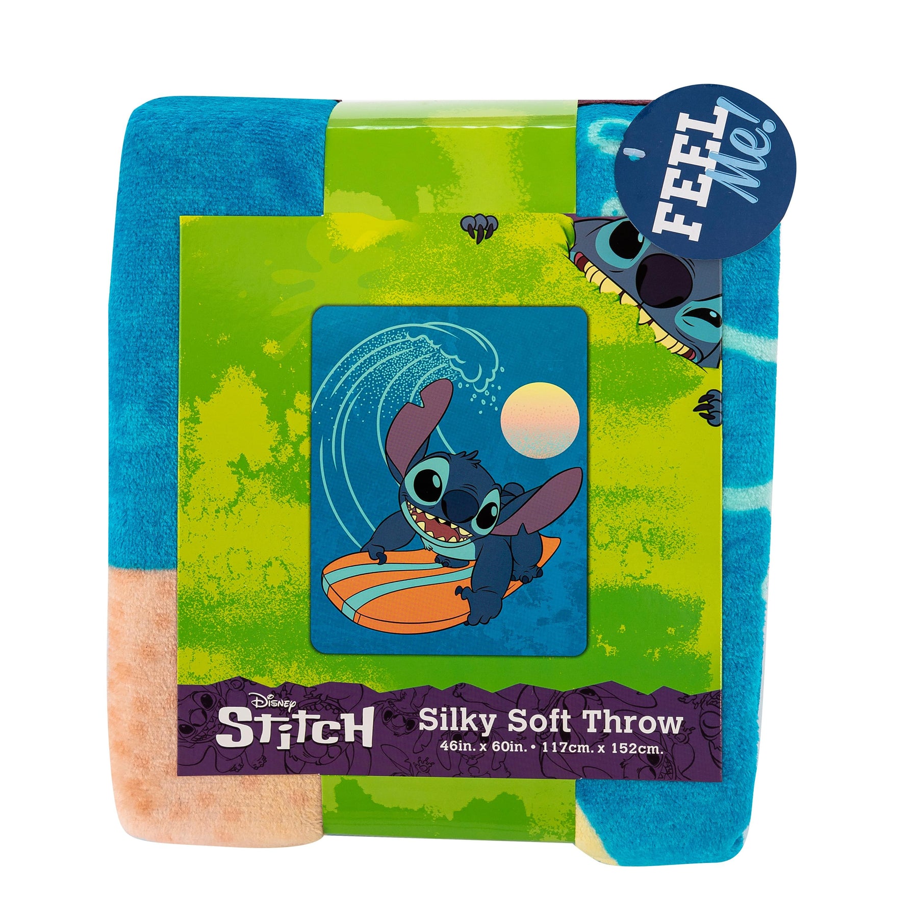 Disney Lilo & Stitch Make Waves 46 x 60 Inch Silk Touch Throw Blanket
