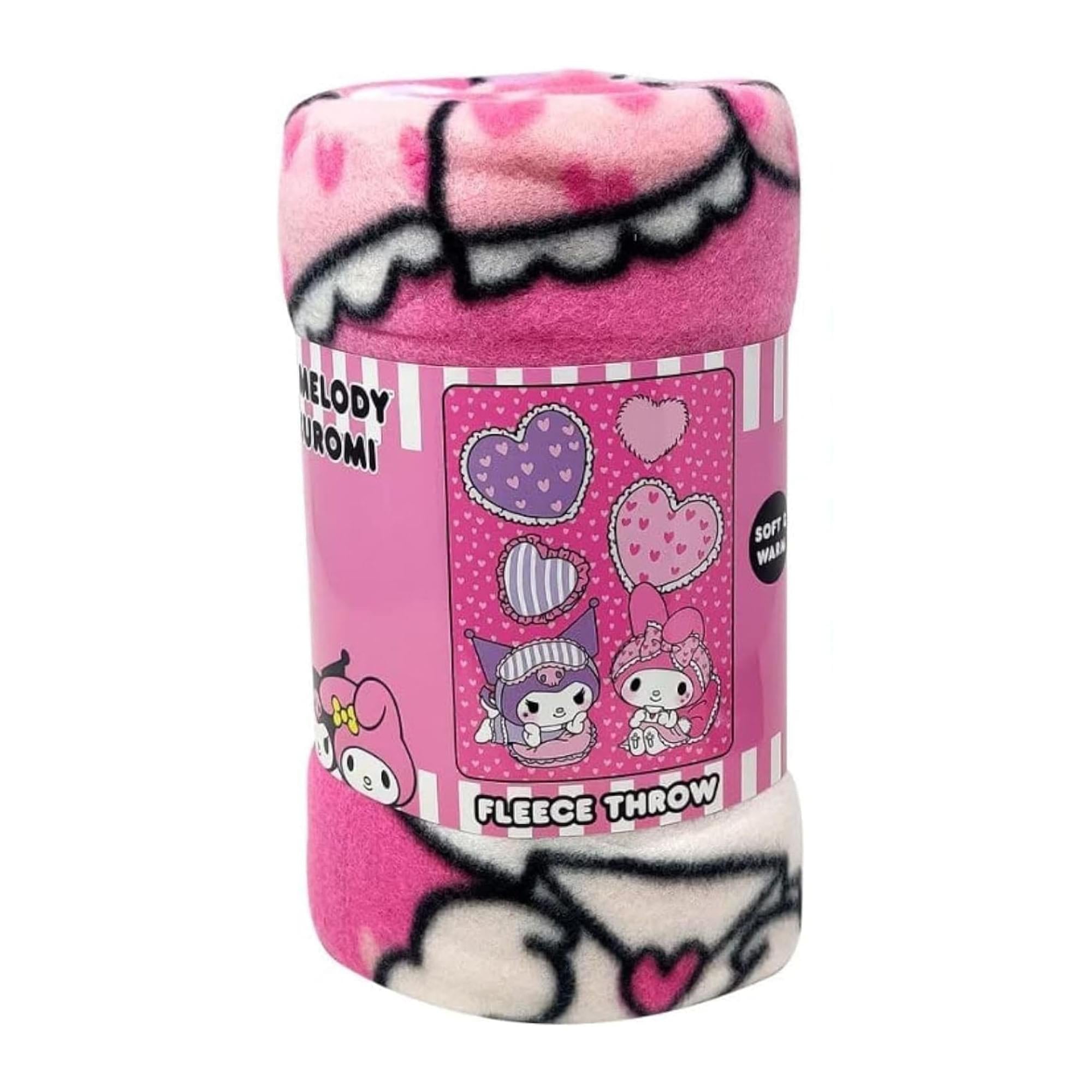 Sanrio My Melody & Kuromi 45 x 60 Inch Fleece Throw Blanket