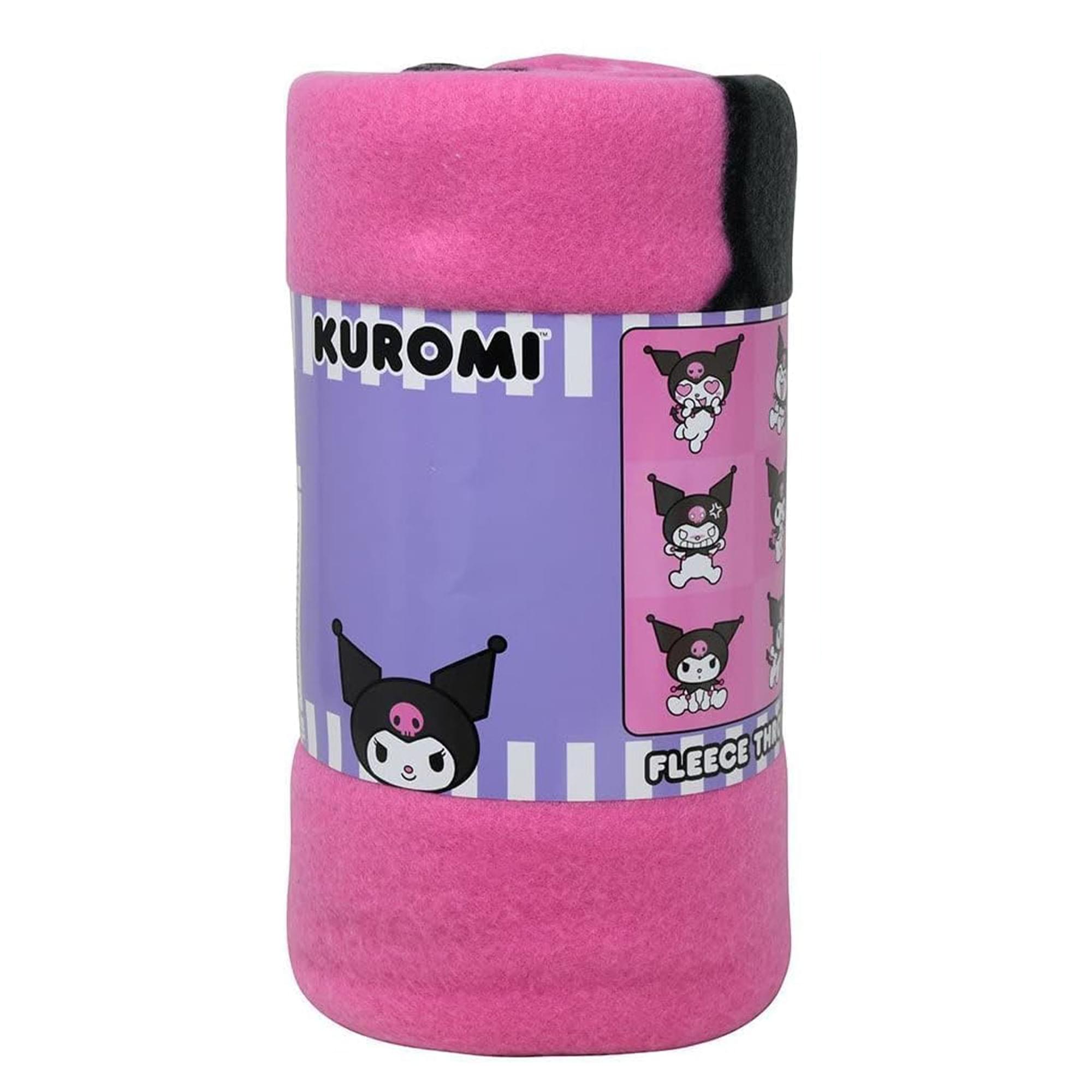 Sanrio Kuromi 45 x 60 Inch Fleece Throw Blanket