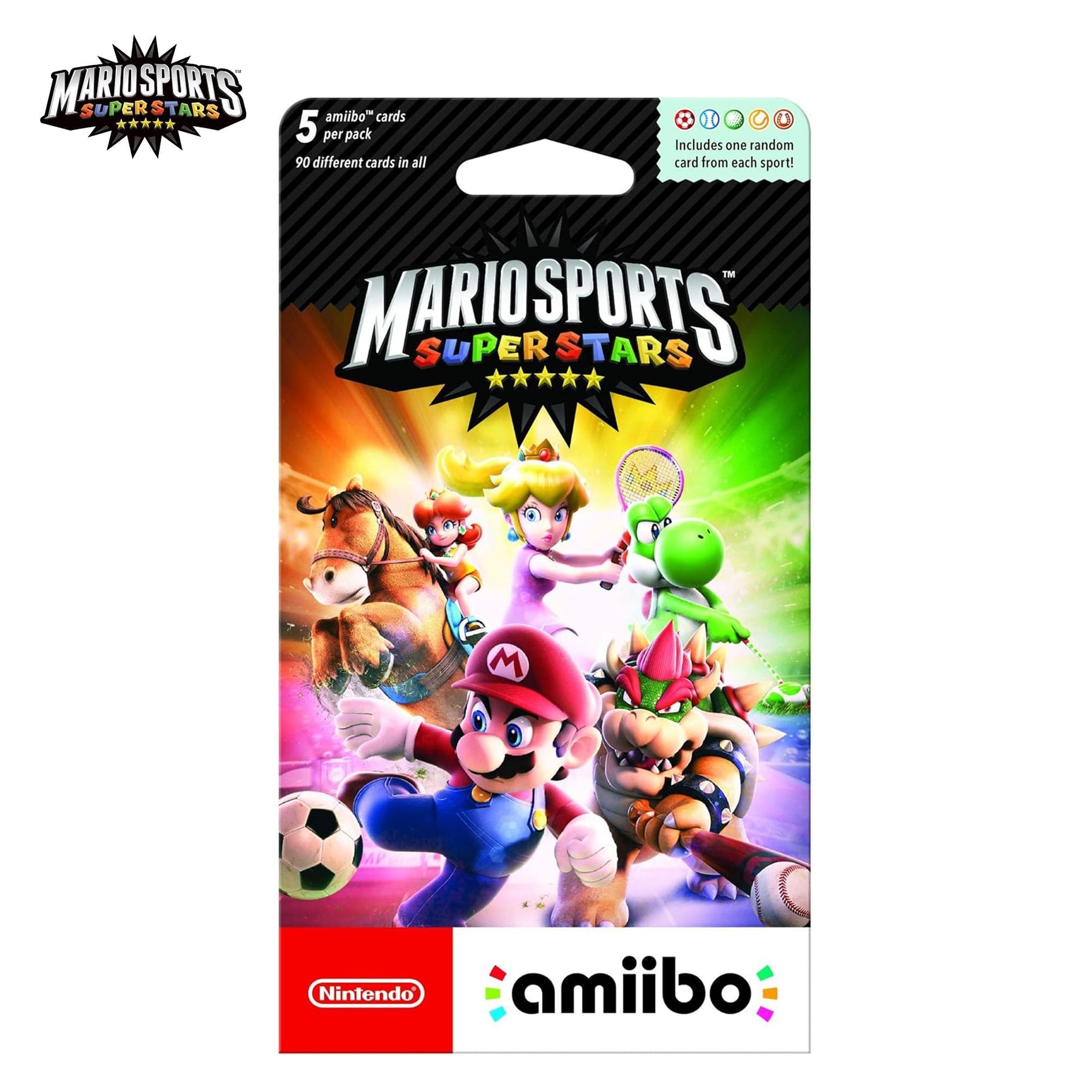 Nintendo 2017 Mario Sports Superstars Amiibo Card 5-Pack