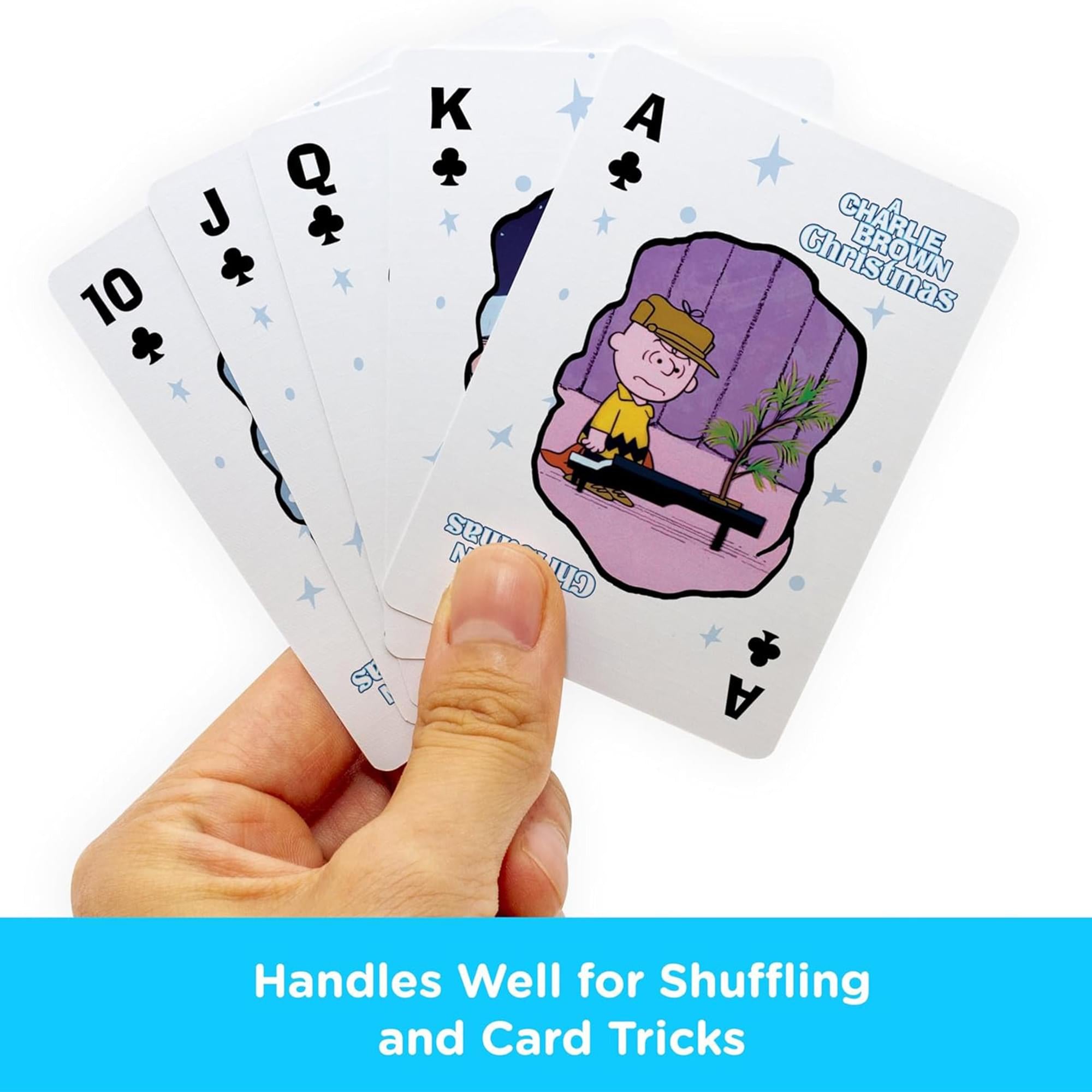 Peanuts Charlie Brown Christmas Playing Cards With Tin