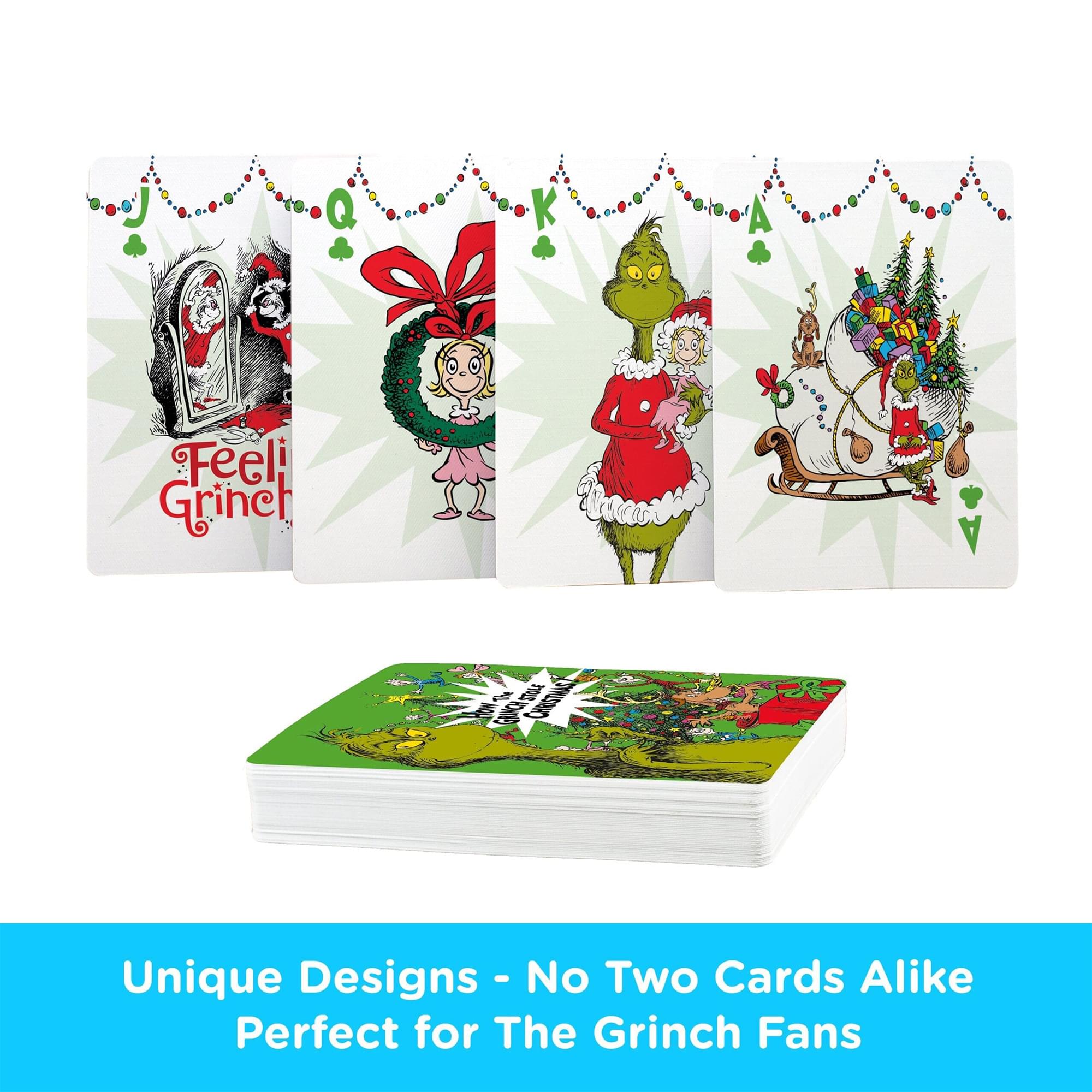 The Grinch Christmas Playing Cards With Tin