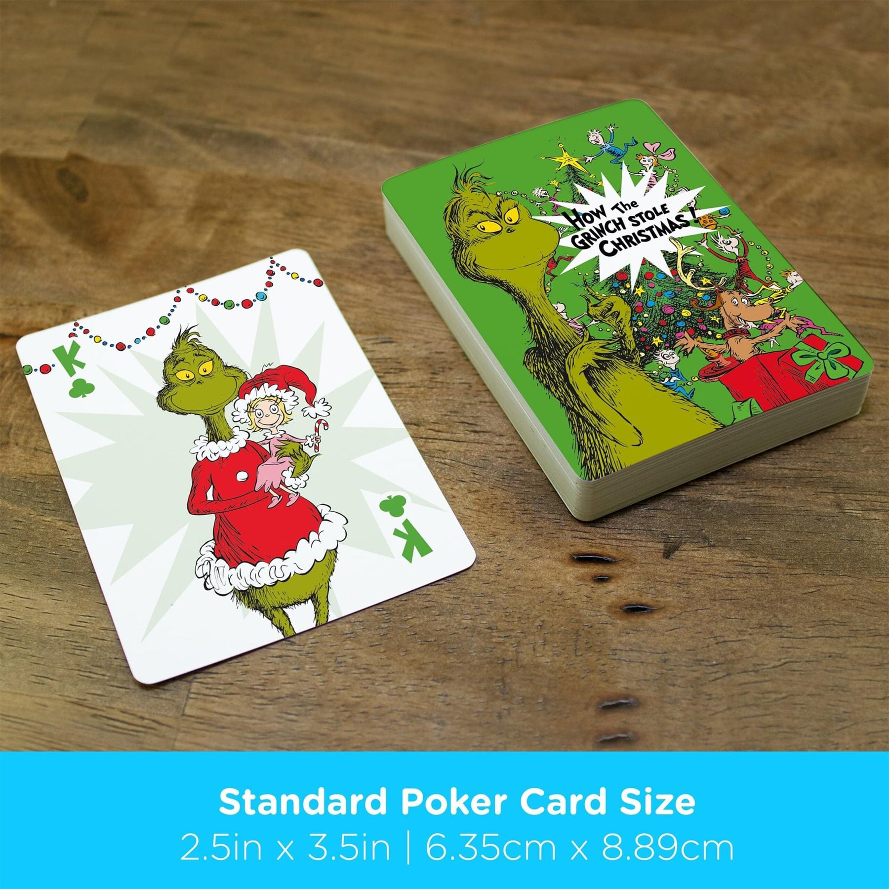 The Grinch Christmas Playing Cards With Tin