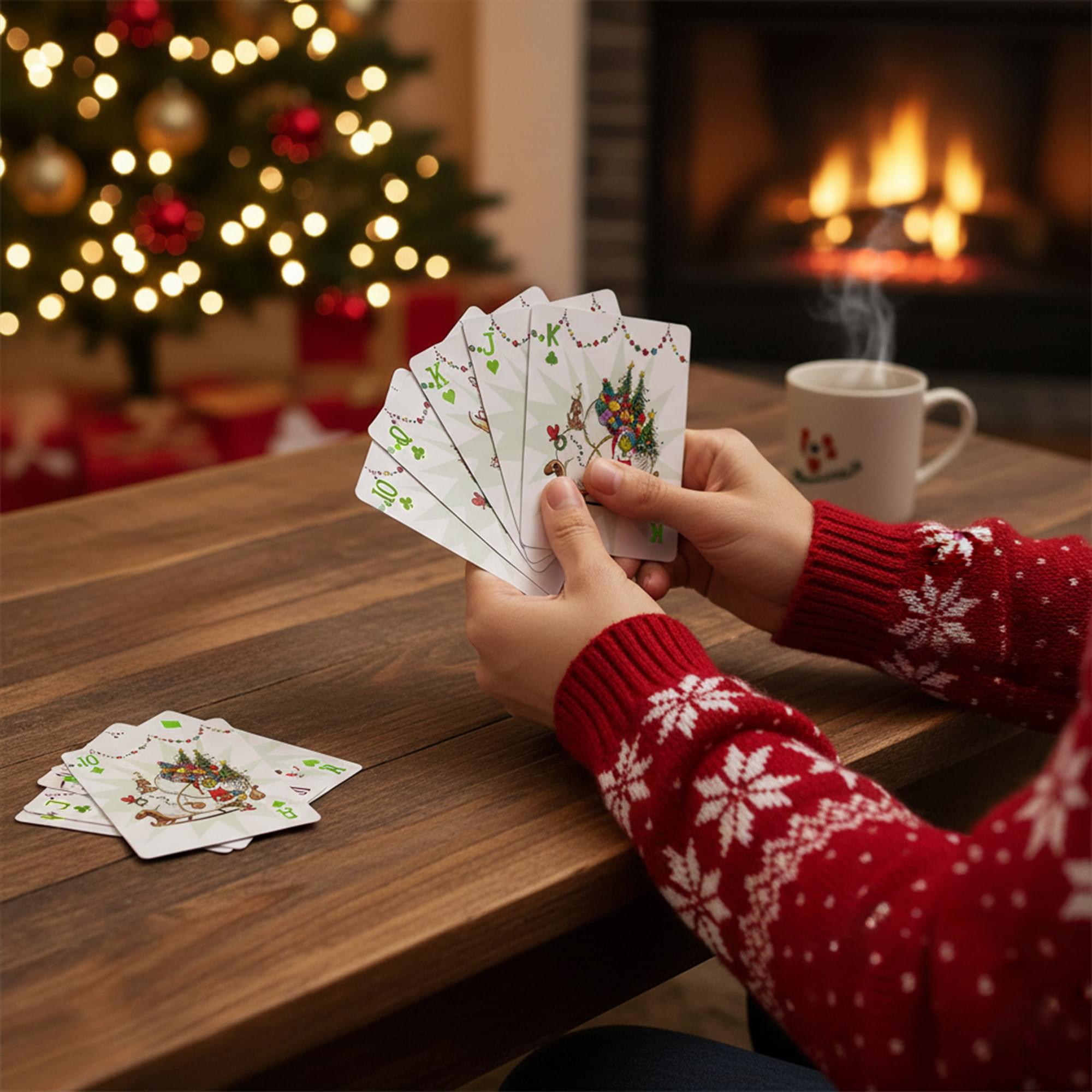 The Grinch Christmas Playing Cards With Tin