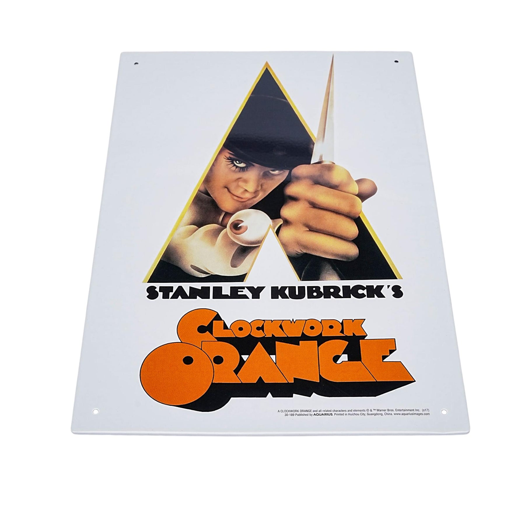A Clockwork Orange Knife Tin Sign