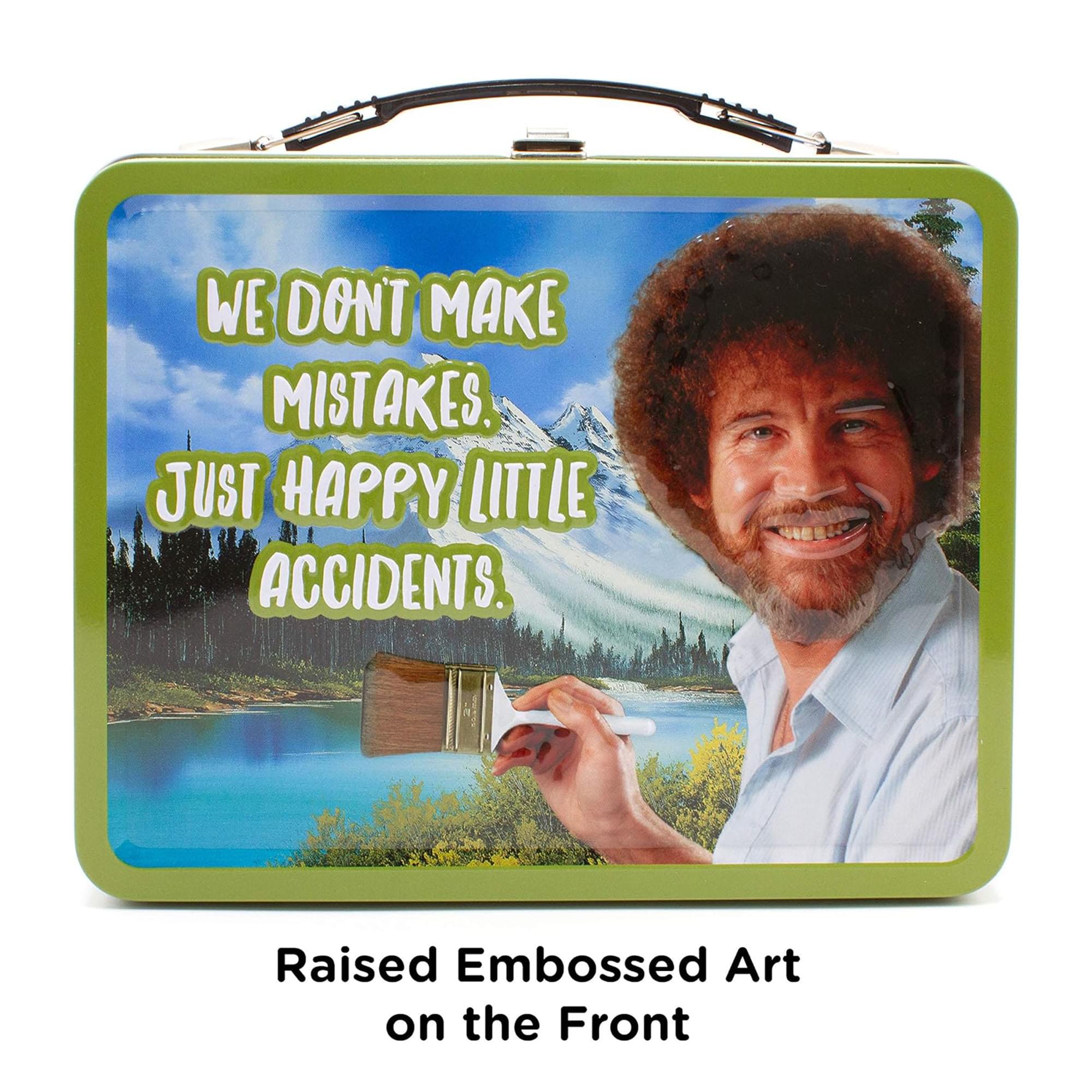 Bob Ross "Happy Accidents" Collectible Tin Lunchbox