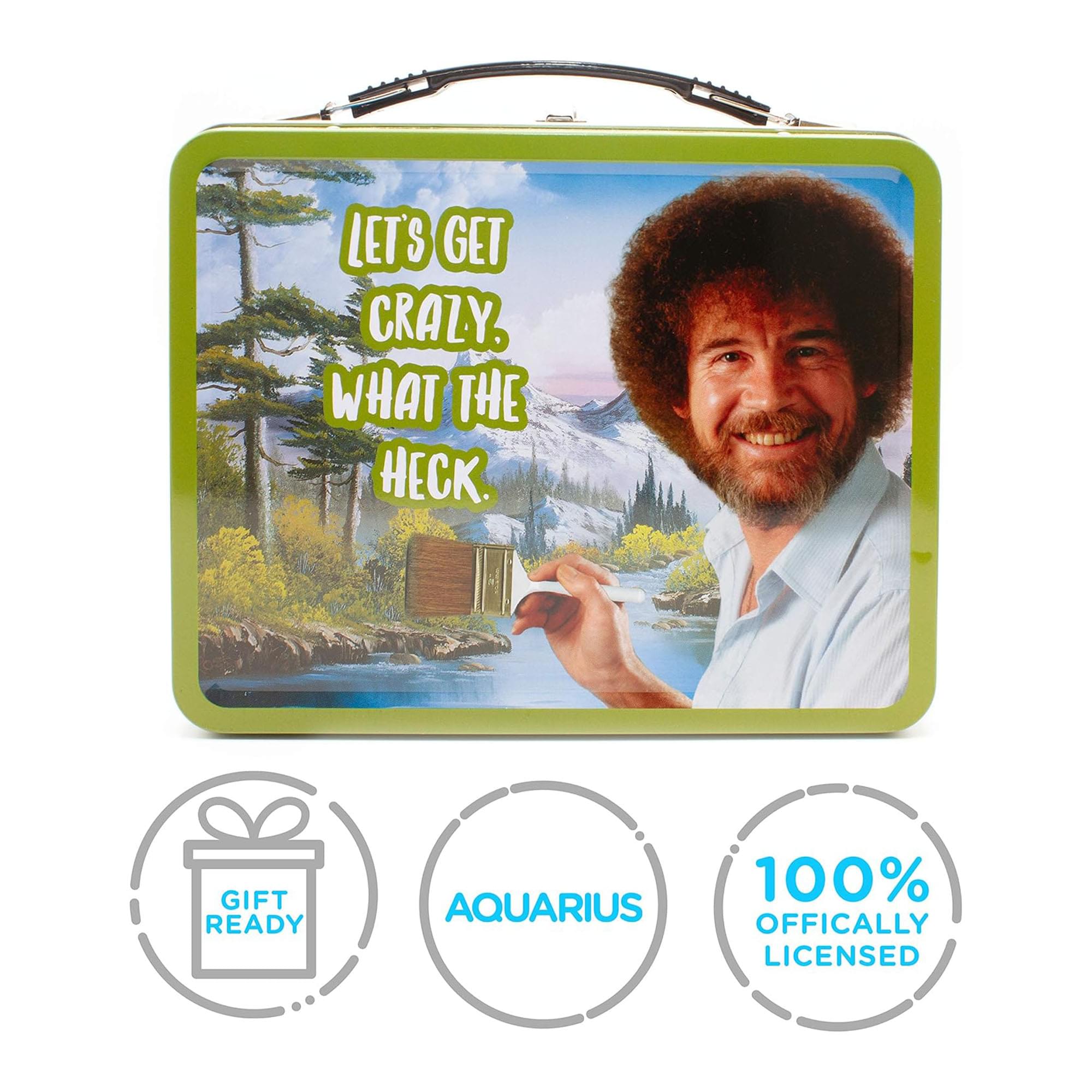Bob Ross "Happy Accidents" Collectible Tin Lunchbox