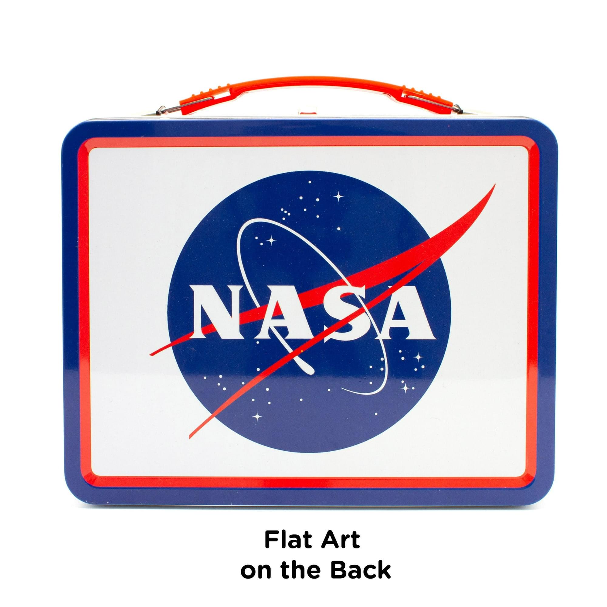 NASA Logo Embossed Tin Lunch Box