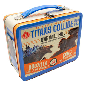 Godzilla vs Kong Embossed Tin Fun Box
