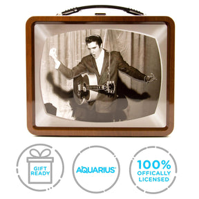 Elvis Presley TV Embossed Tin Fun Box