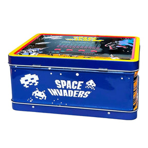 Space Invaders Embossed Tin Fun Box