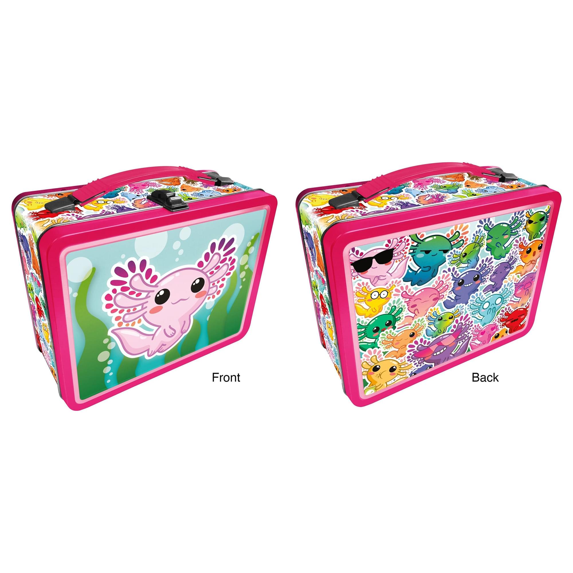 Axolotl Embossed Tin Fun Box