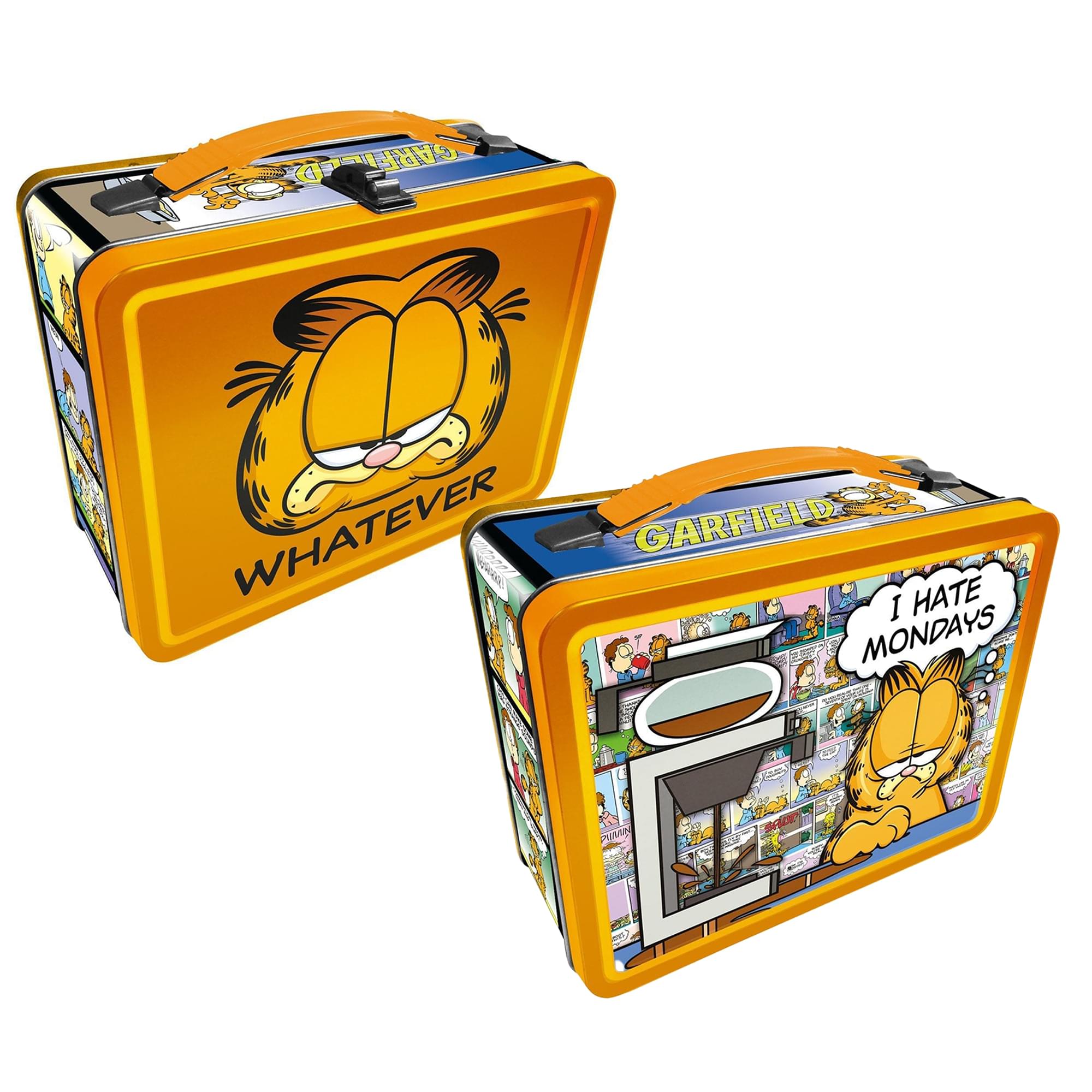 Garfield Embossed Retro Metal Lunchbox