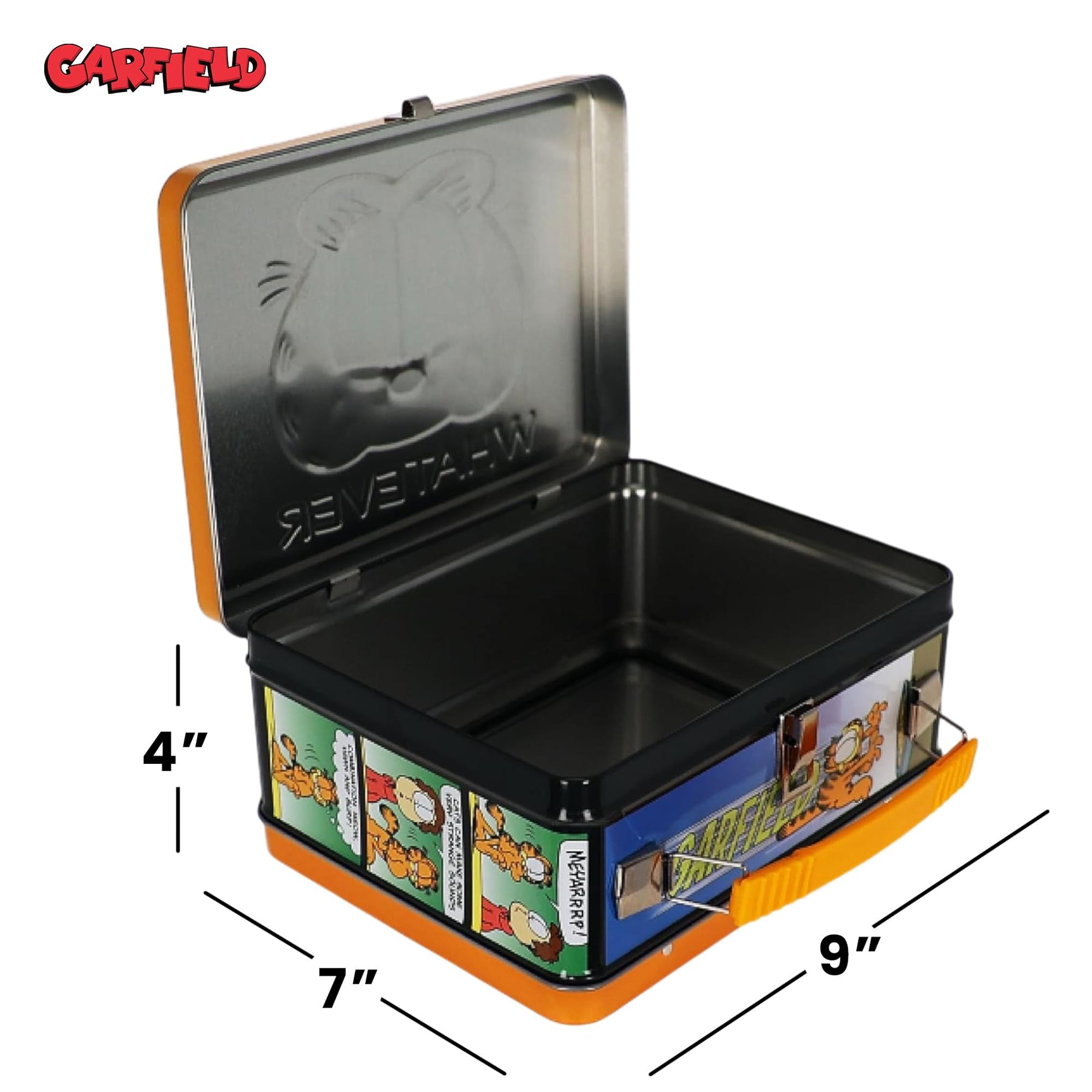 Garfield Embossed Retro Metal Lunchbox