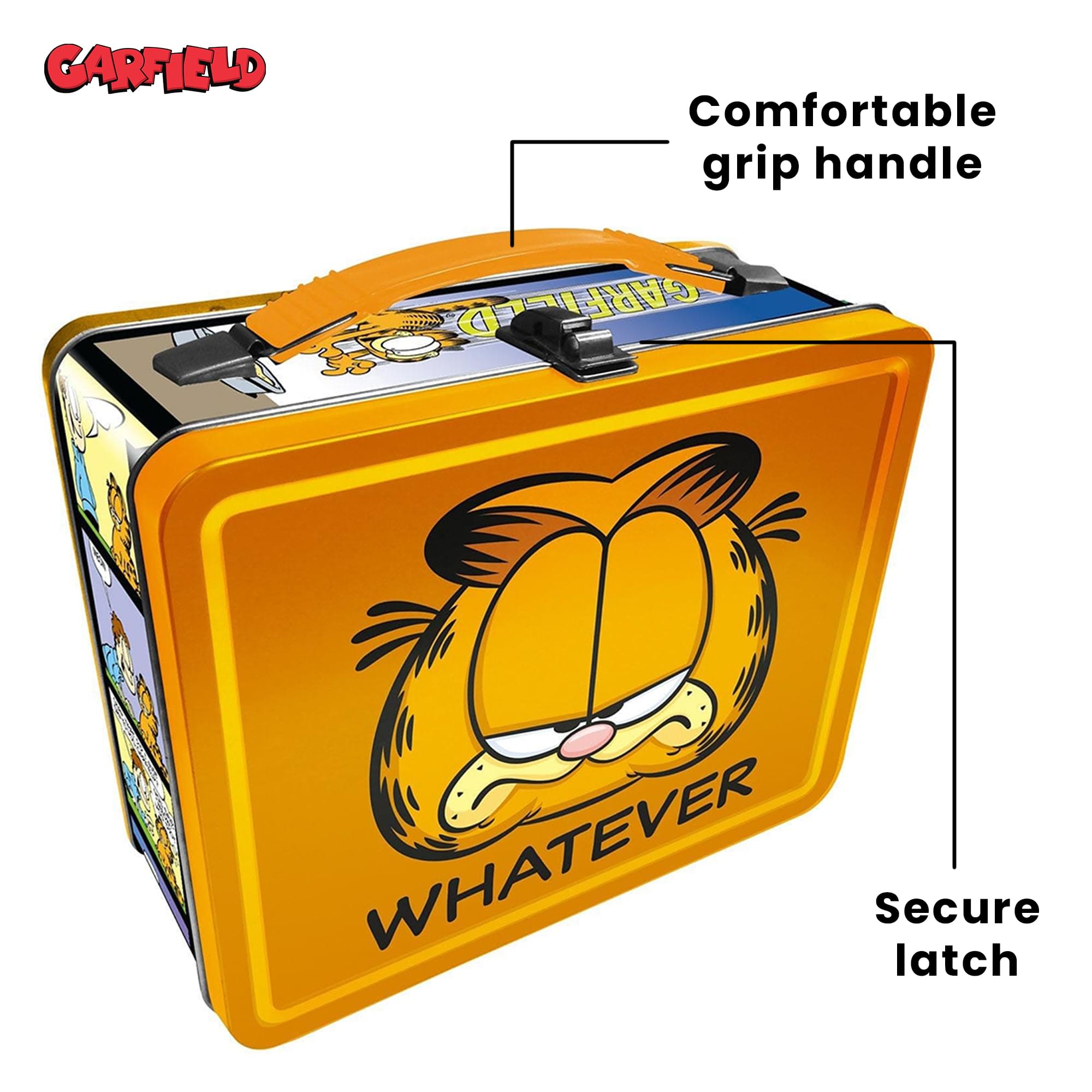 Garfield Embossed Retro Metal Lunchbox