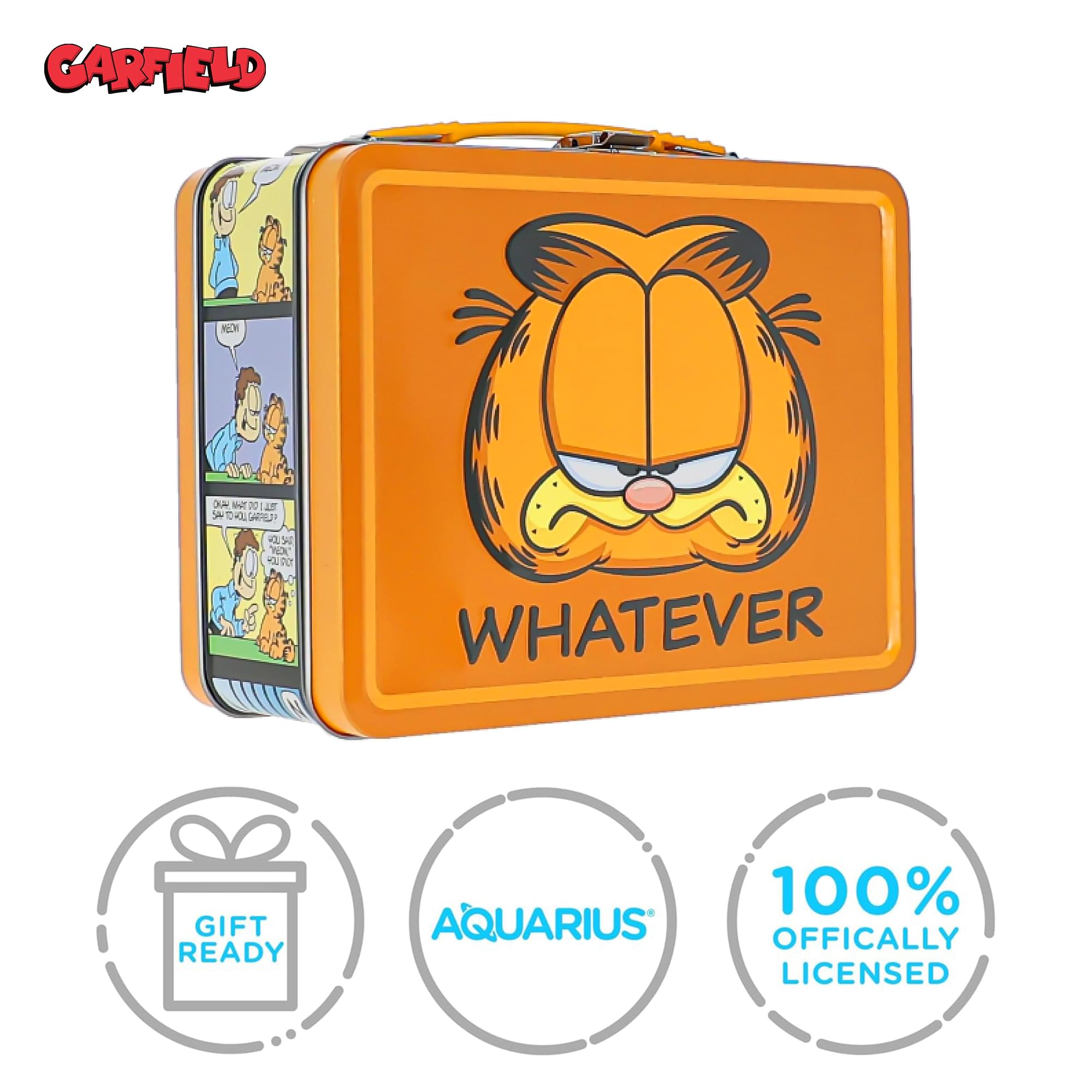 Garfield Embossed Retro Metal Lunchbox
