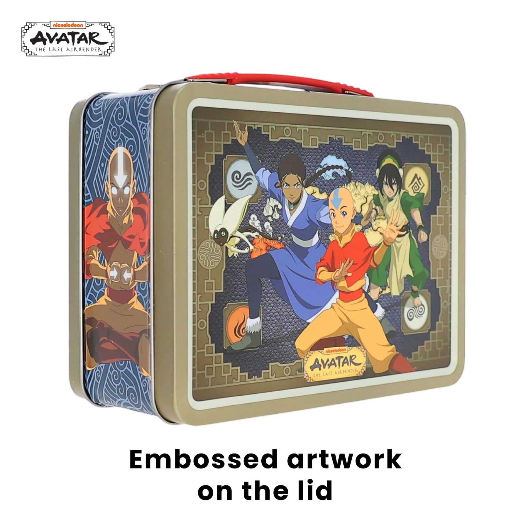 Avatar: The Last Airbender Embossed Retro Metal Lunchbox