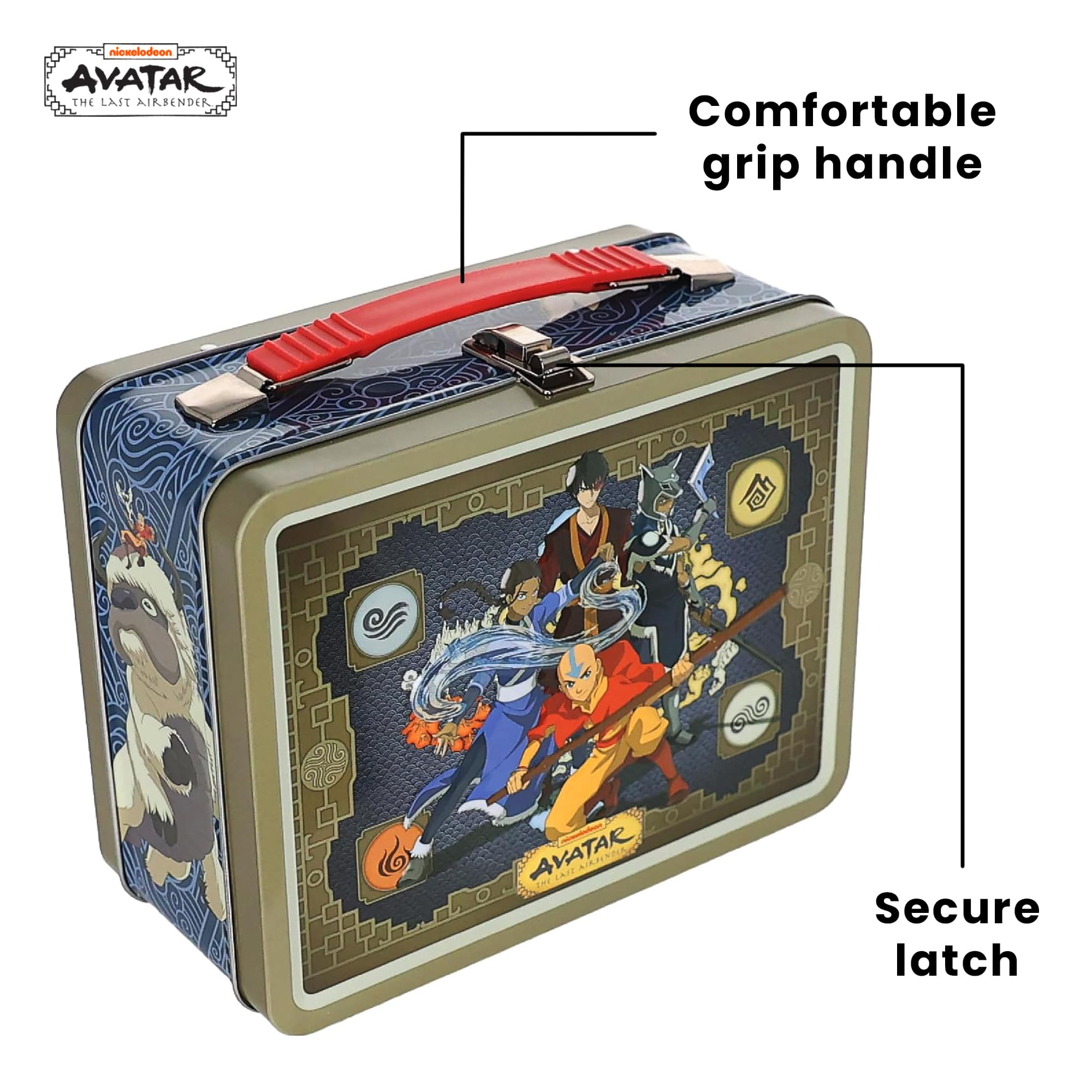 Avatar: The Last Airbender Embossed Retro Metal Lunchbox
