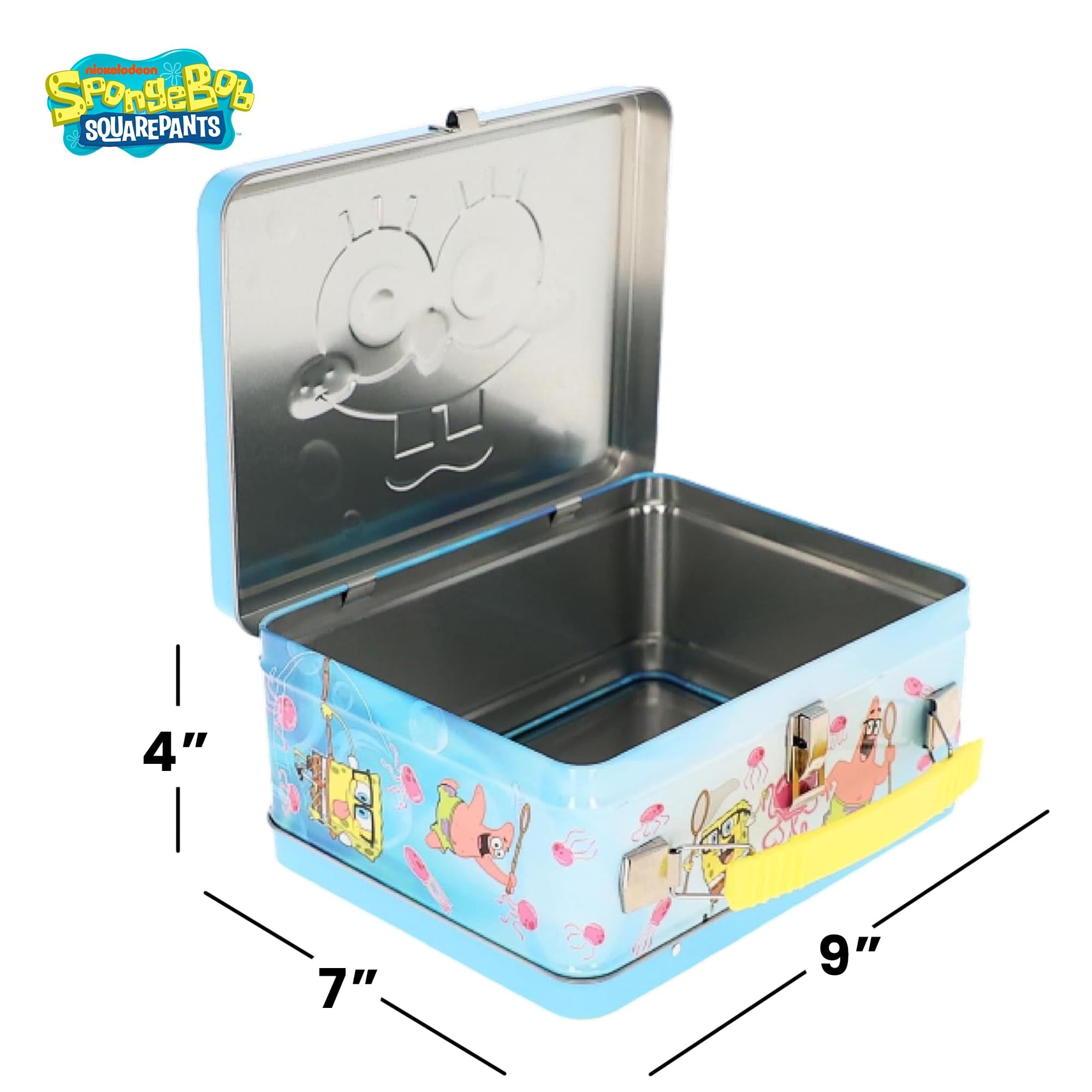 SpongeBob SquarePants Embossed Retro Metal Lunchbox