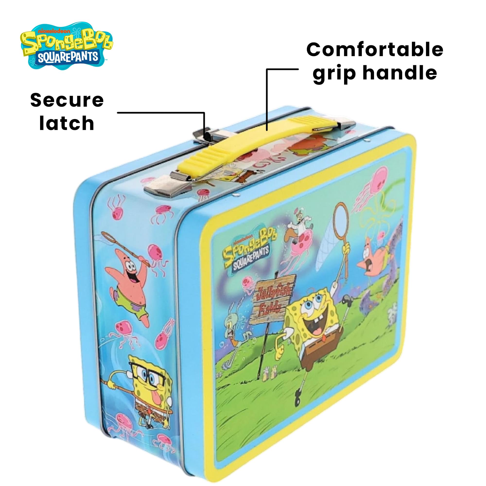 SpongeBob SquarePants Embossed Retro Metal Lunchbox