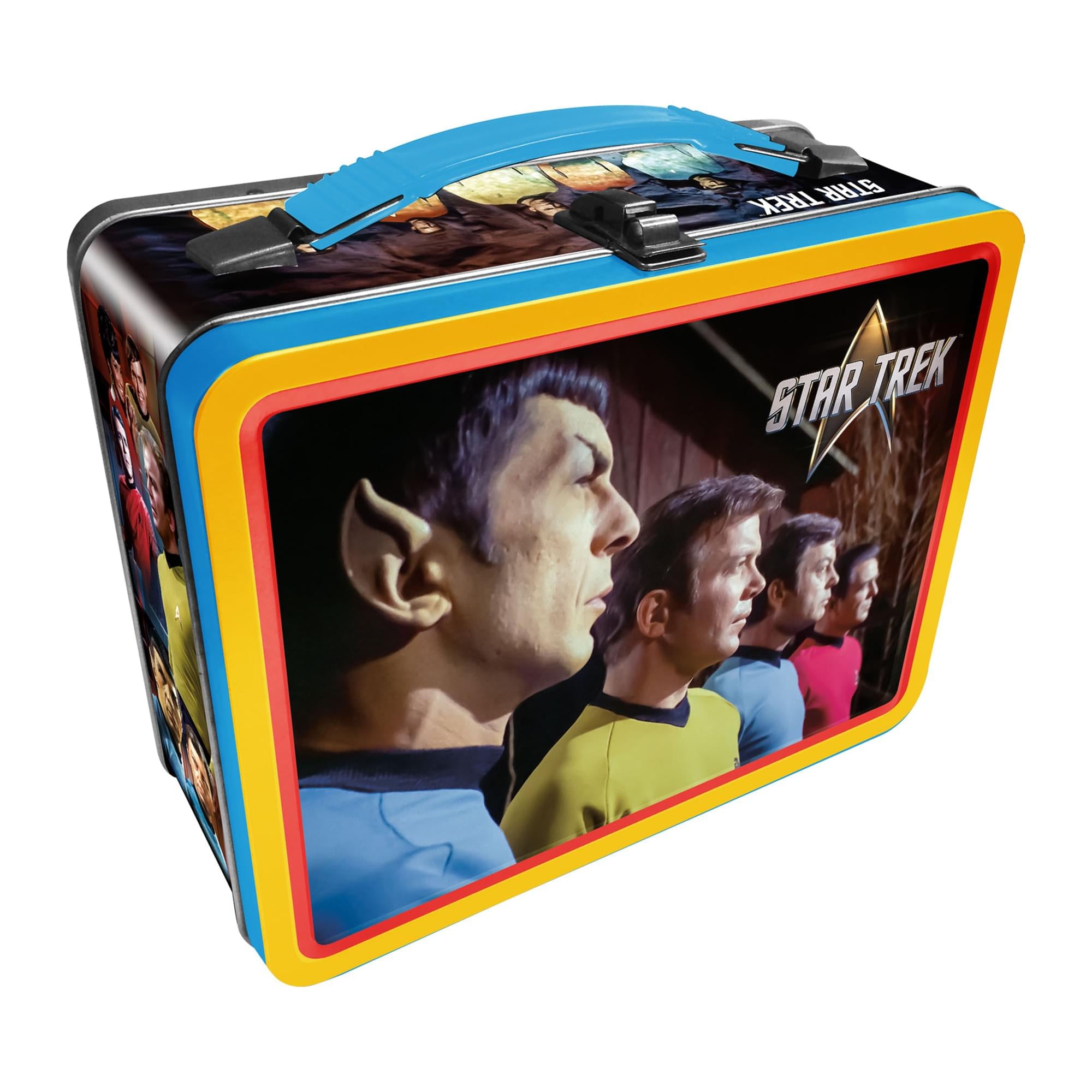 Star Trek The Original Series Embossed Retro Metal Lunchbox | 9 x 7 x 4 Inches