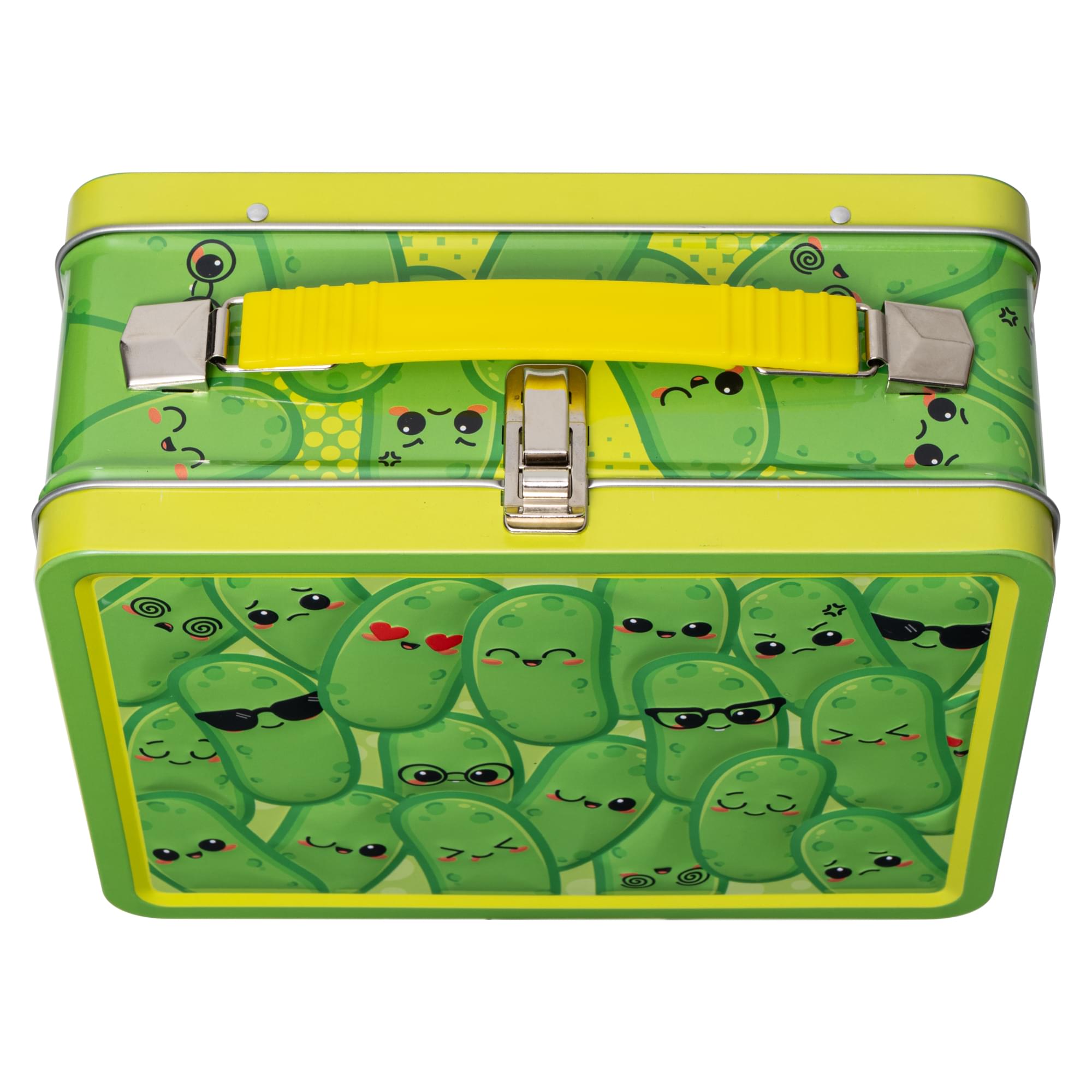 Pickles Embossed Retro Metal Lunchbox | 9 x 7 x 4 Inches