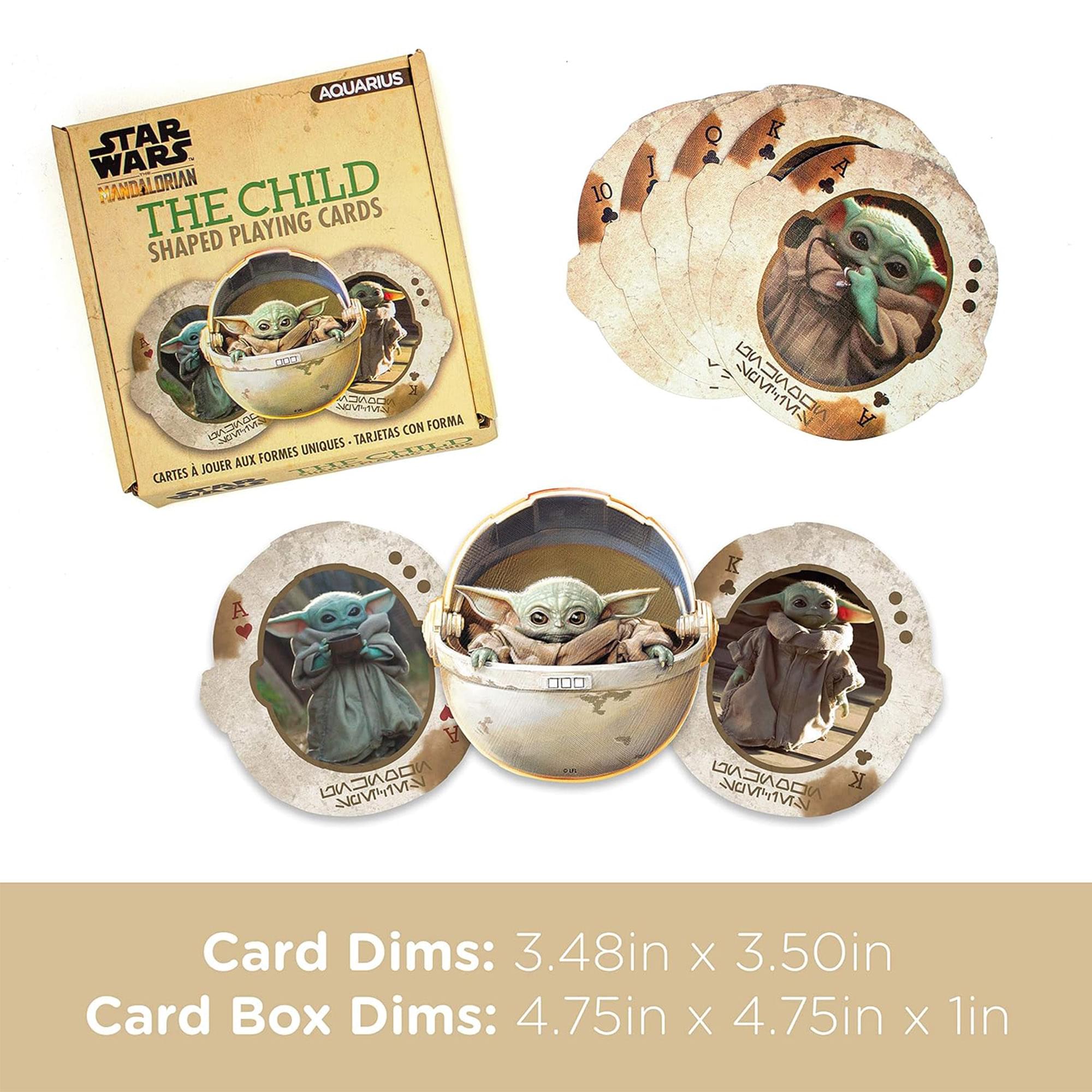 Star Wars The Mandalorian The Child Shaped Playing Cards