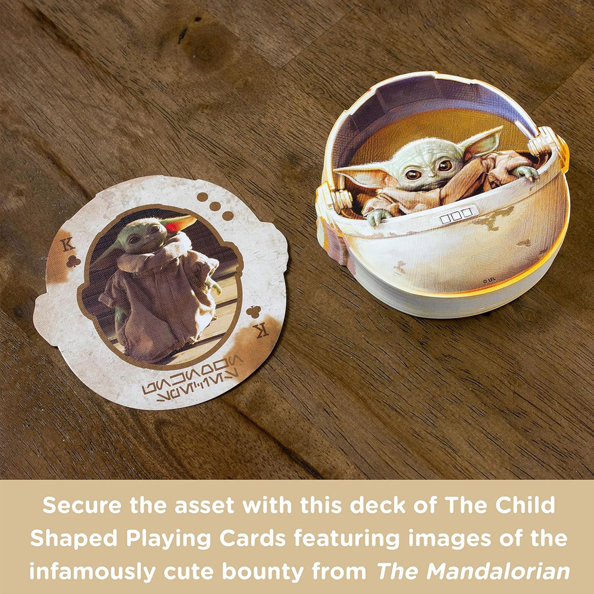 Star Wars The Mandalorian The Child Shaped Playing Cards