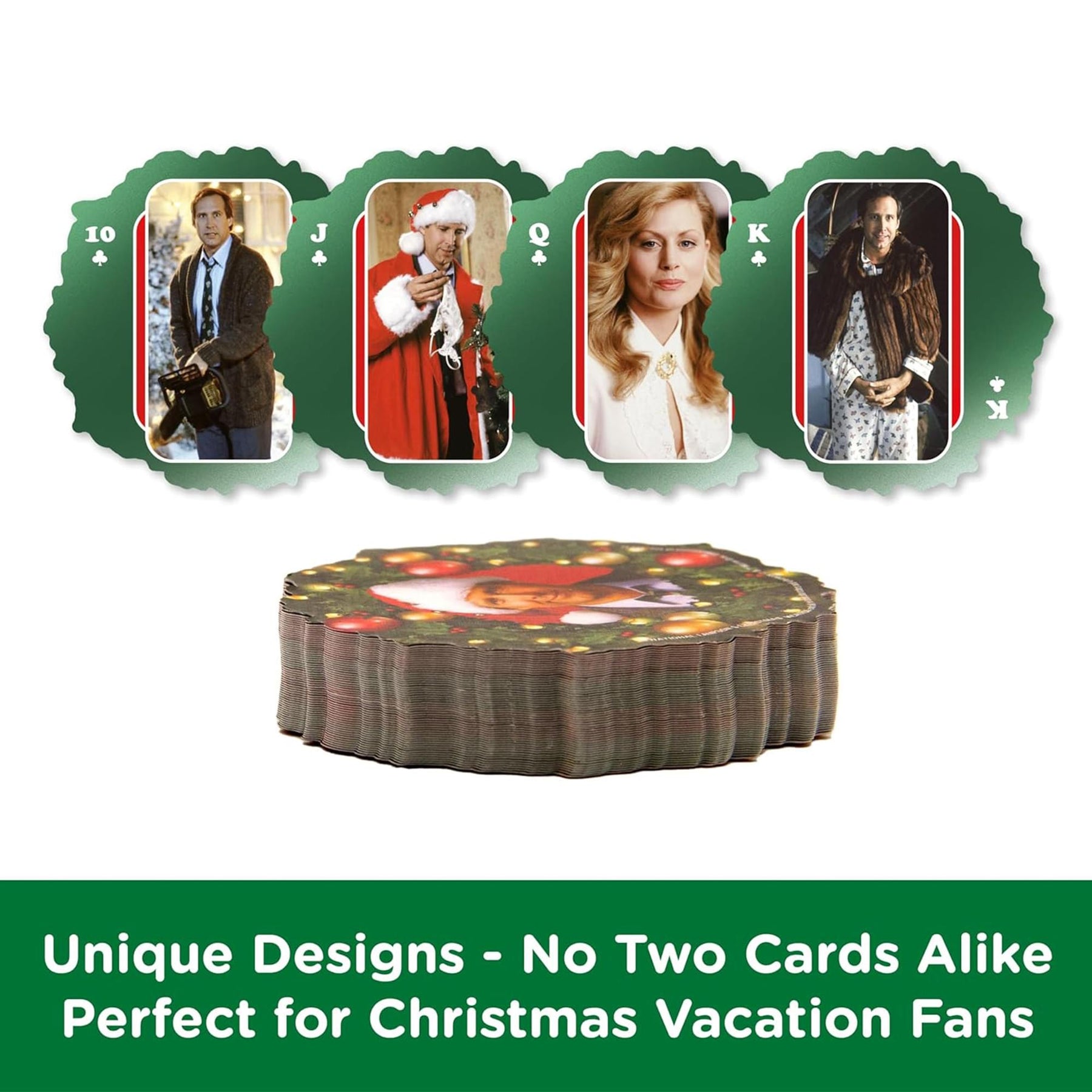 Christmas Vacation Shaped Playing Cards