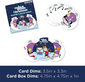 Peanuts Charlie Brown Christmas Shaped Playing Cards