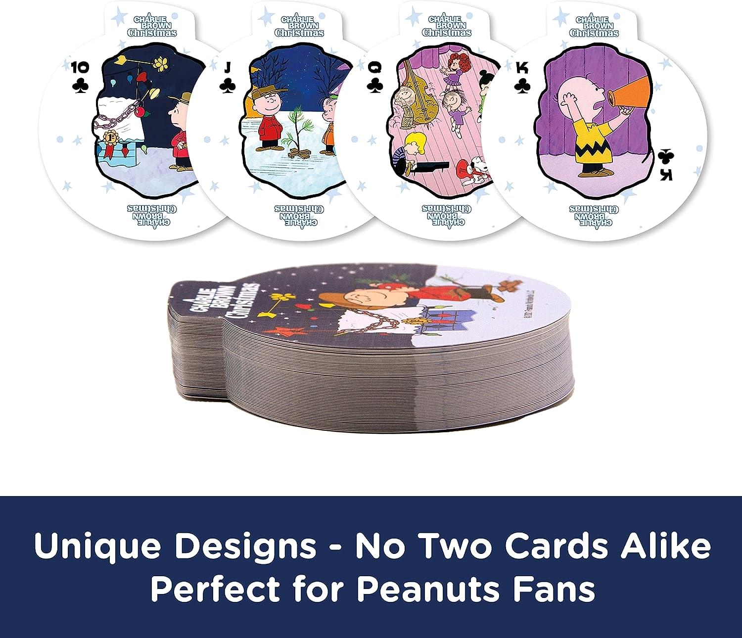Peanuts Charlie Brown Christmas Shaped Playing Cards