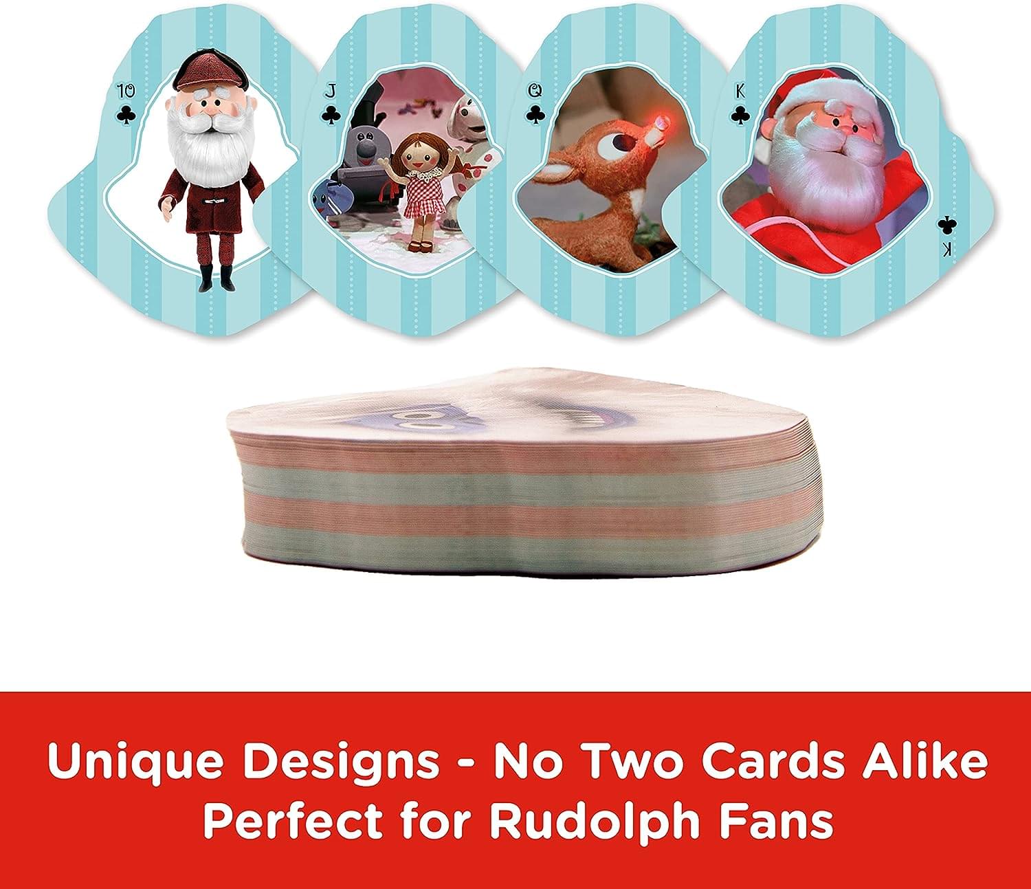 Rudolph the Red-Nosed Reindeer Shaped Playing Cards