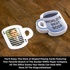 The Office Coffee Mug Shaped Playing Cards