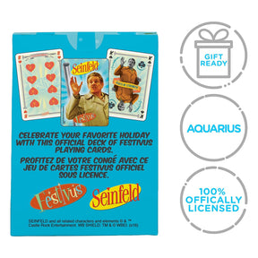 Seinfeld Festivus Playing Cards | 52 Card Deck + 2 Jokers