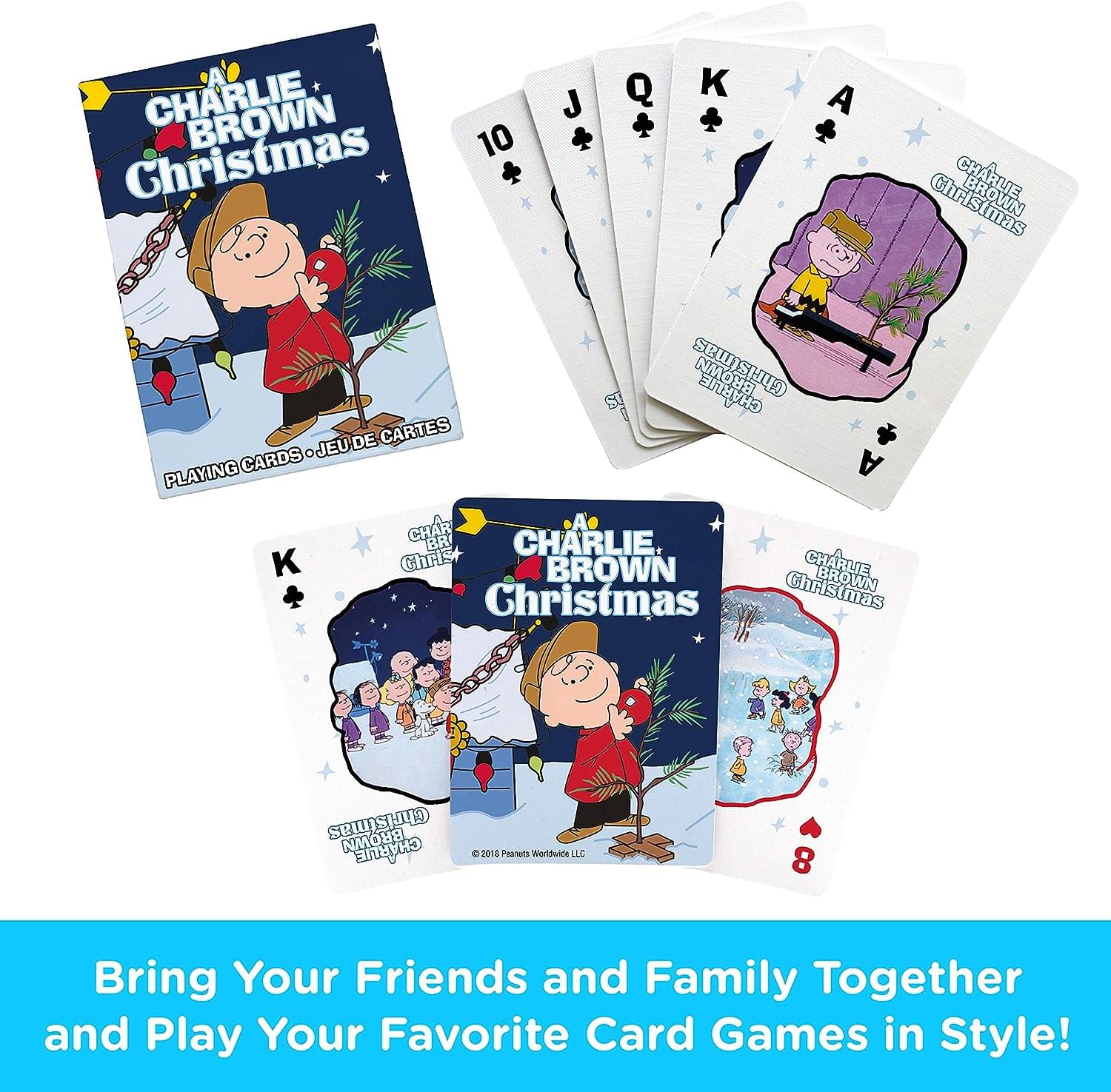 Peanuts Charlie Brown Christmas Playing Cards