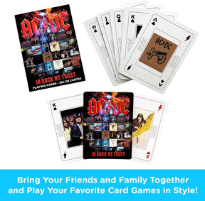 AC/DC - In Rock We Trust Playing Cards