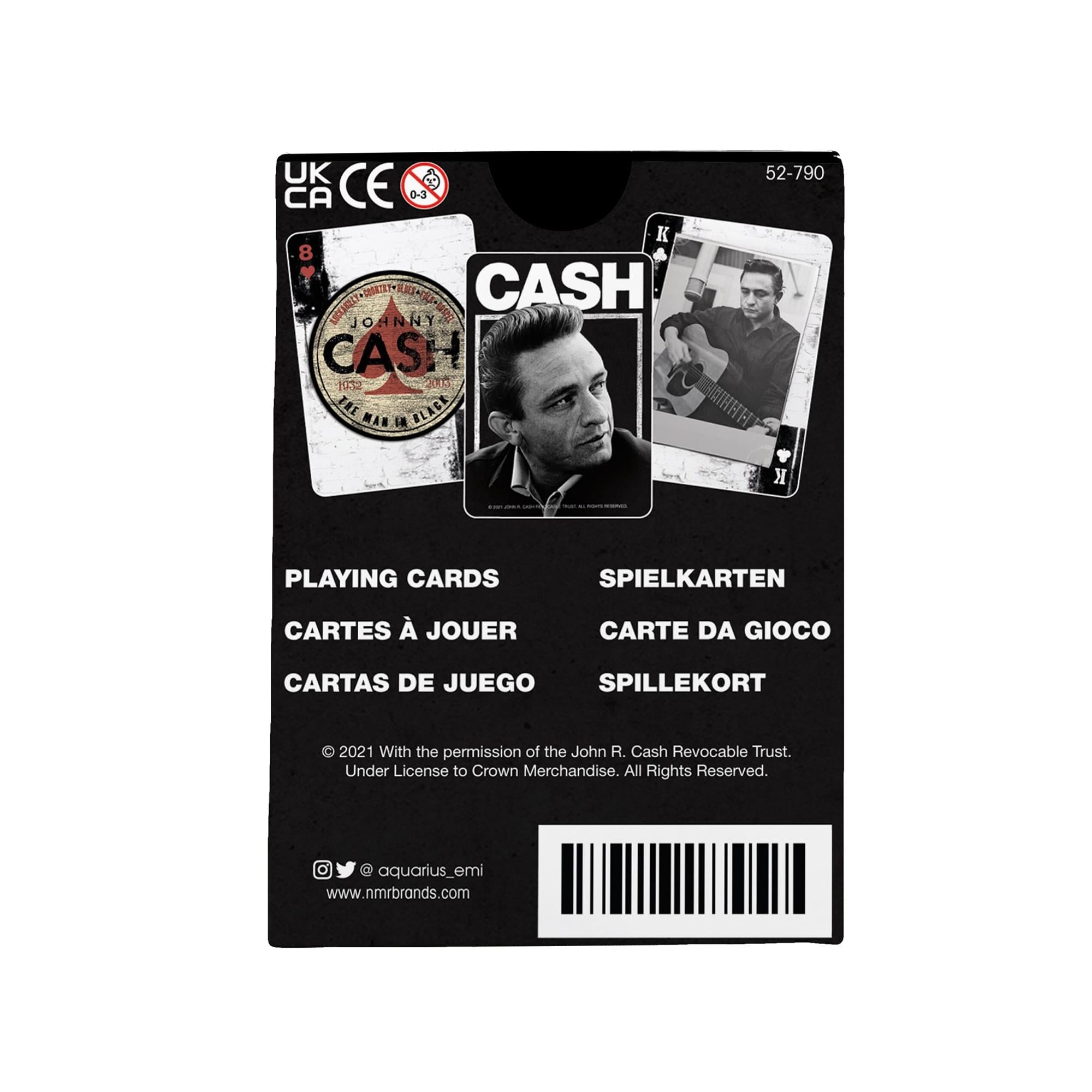 Johnny Cash Playing Cards
