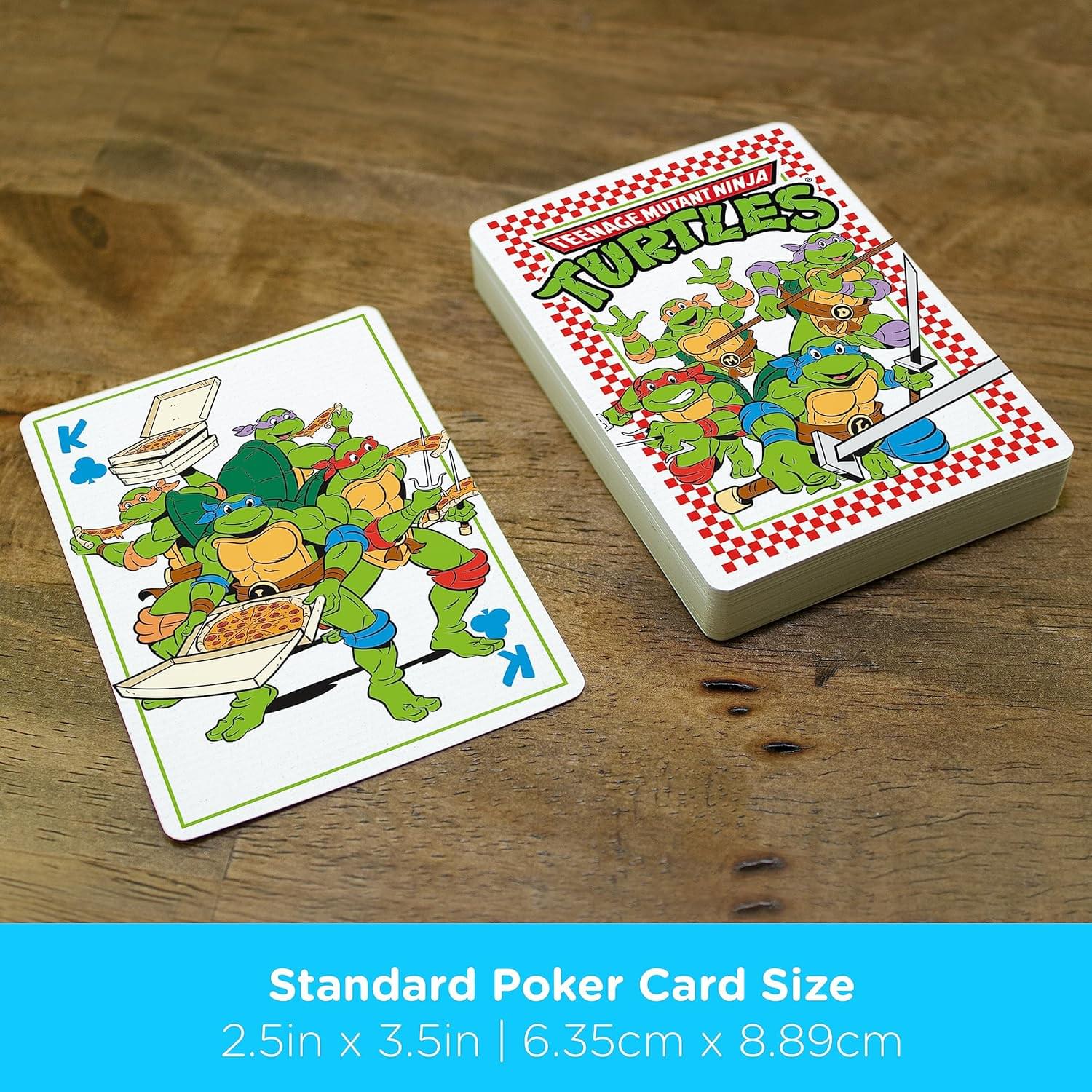 Teenage Mutant Ninje Turtles Pizza Playing Cards