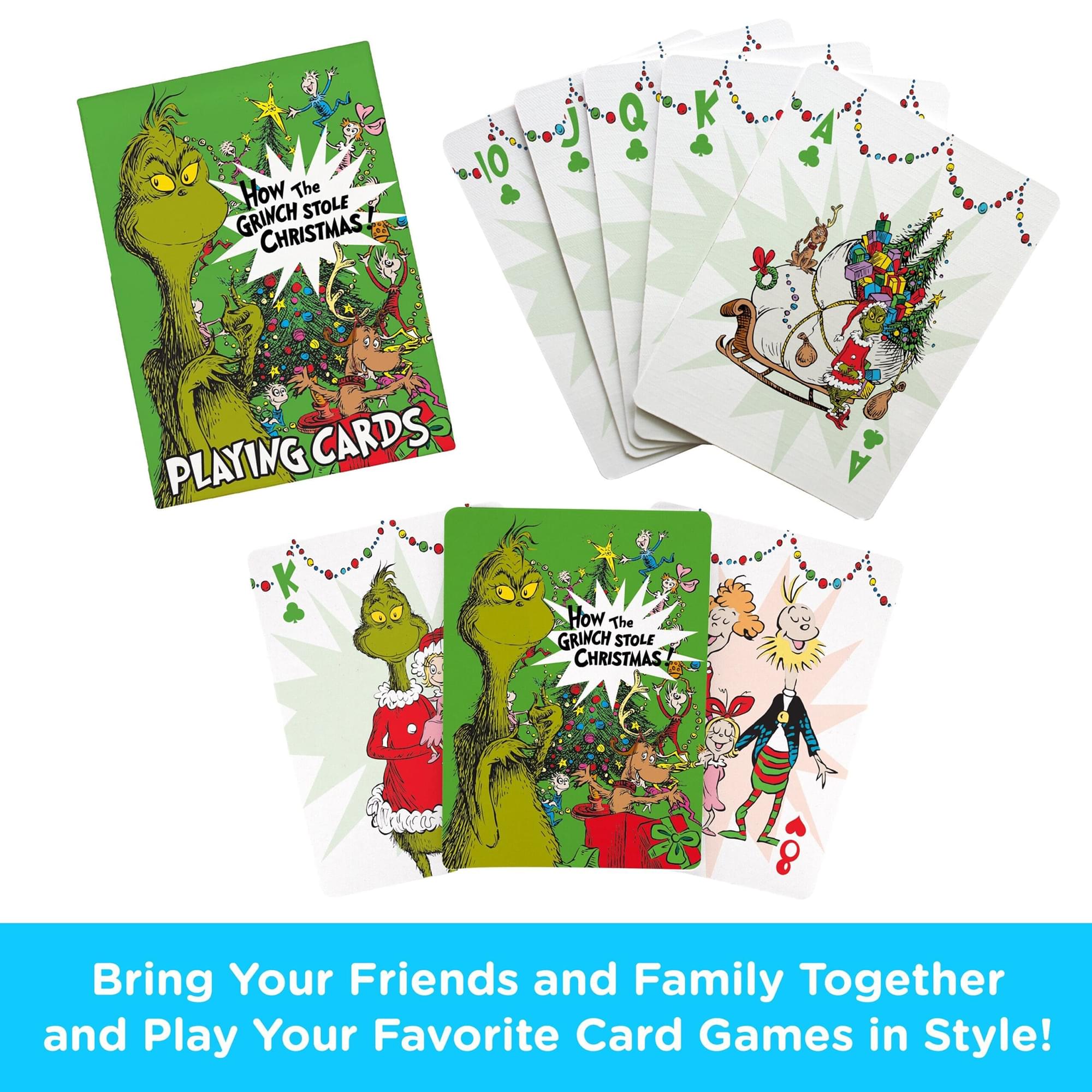 Grinch Christmas Playing Cards